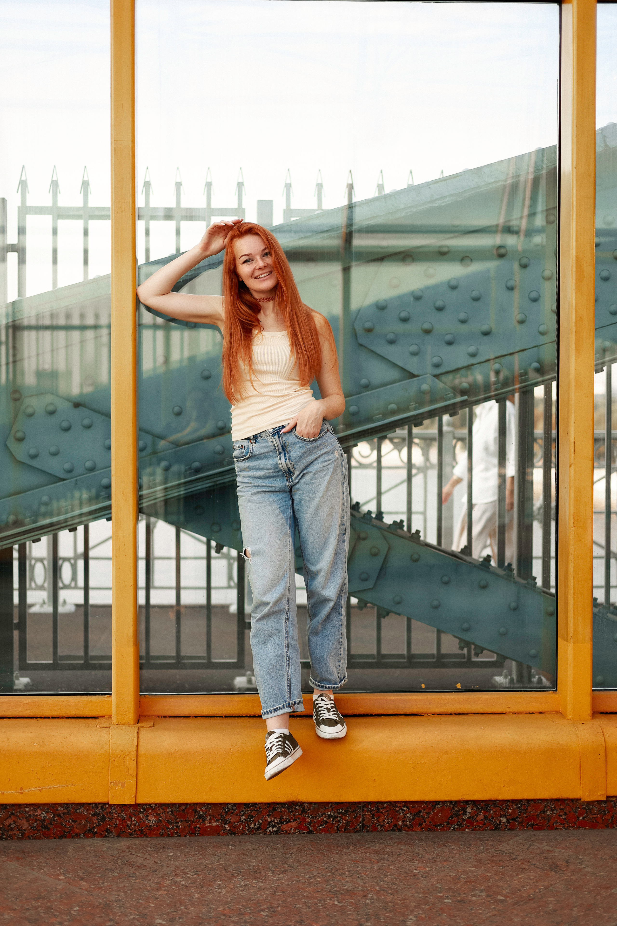 Прогулочная фотосессия в Парке Горького в Москве. Портретный и семейный фотограф в Москве Мария Рослякова