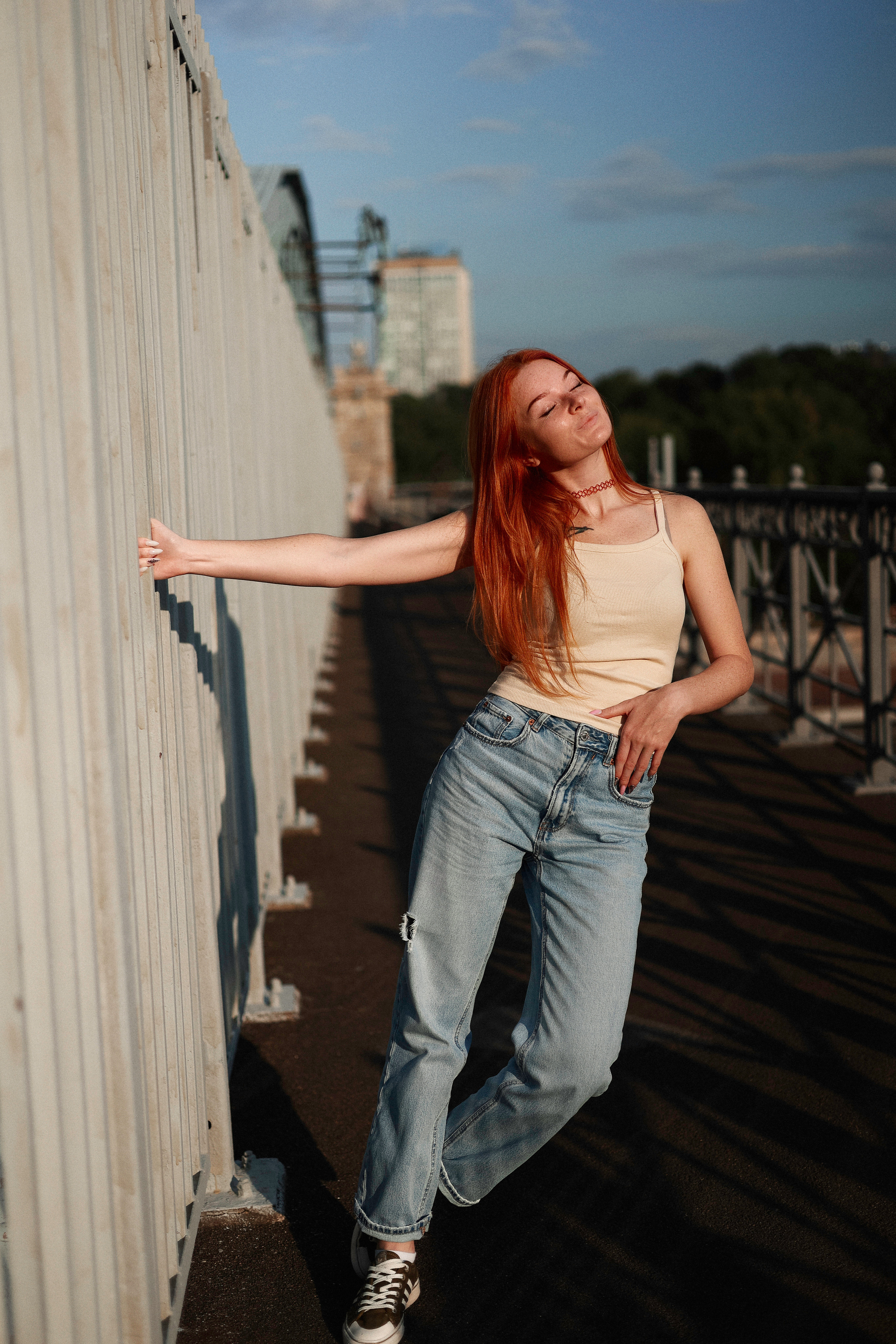 Прогулочная фотосессия в Парке Горького в Москве. Портретный и семейный фотограф в Москве Мария Рослякова