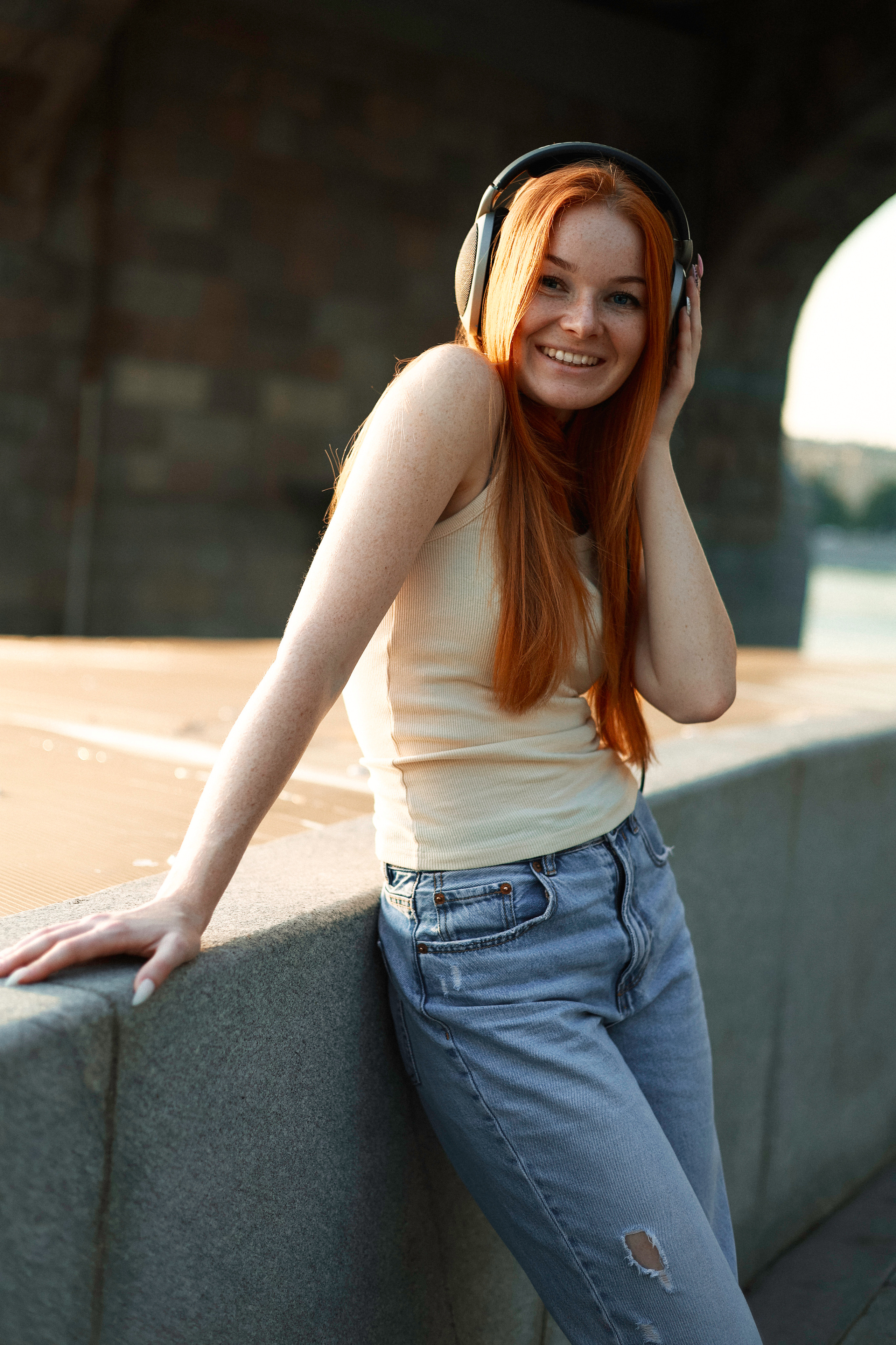 Прогулочная фотосессия в Парке Горького в Москве. Портретный и семейный фотограф в Москве Мария Рослякова