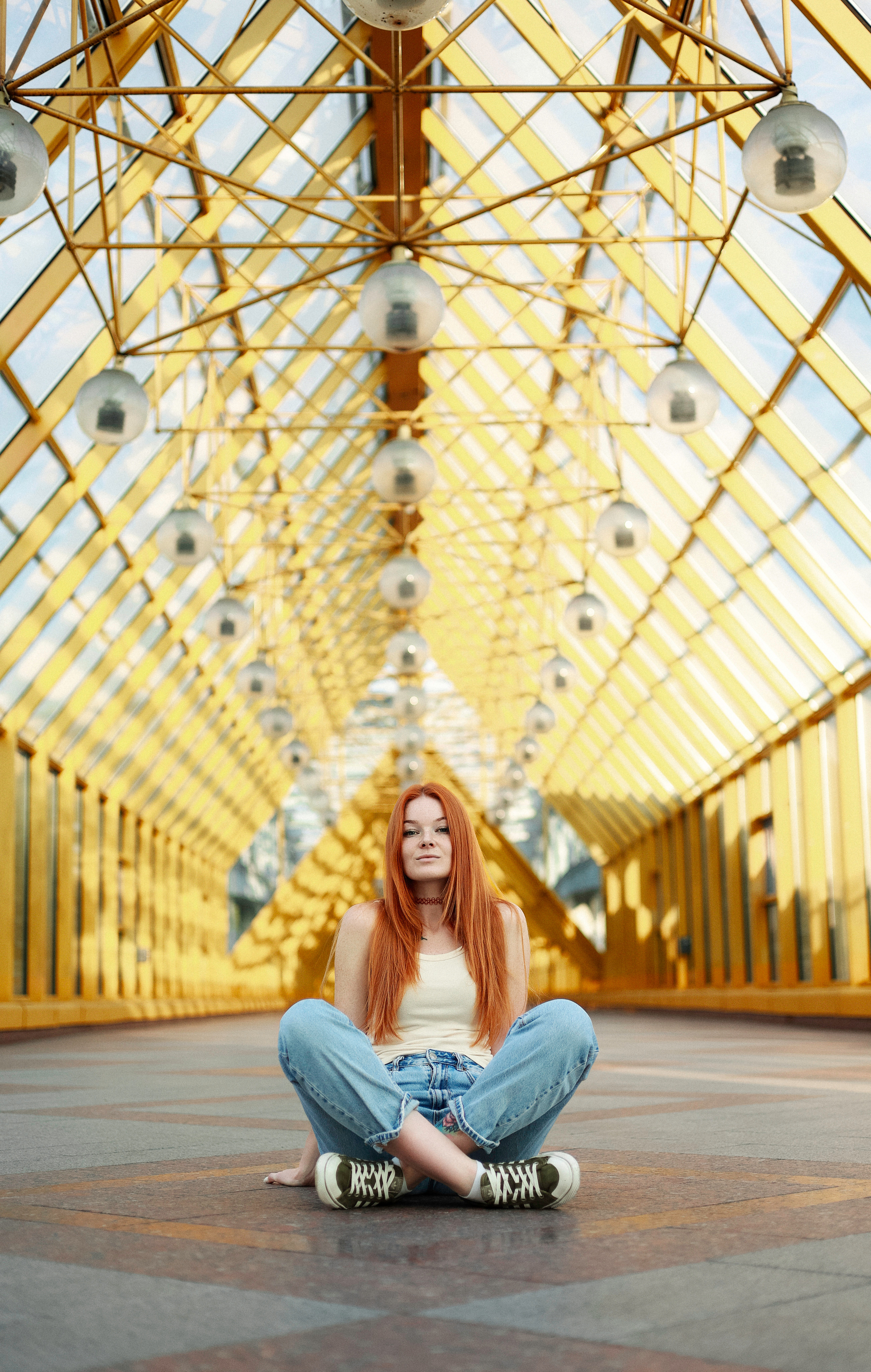 Прогулочная фотосессия в Парке Горького в Москве. Портретный и семейный фотограф в Москве Мария Рослякова