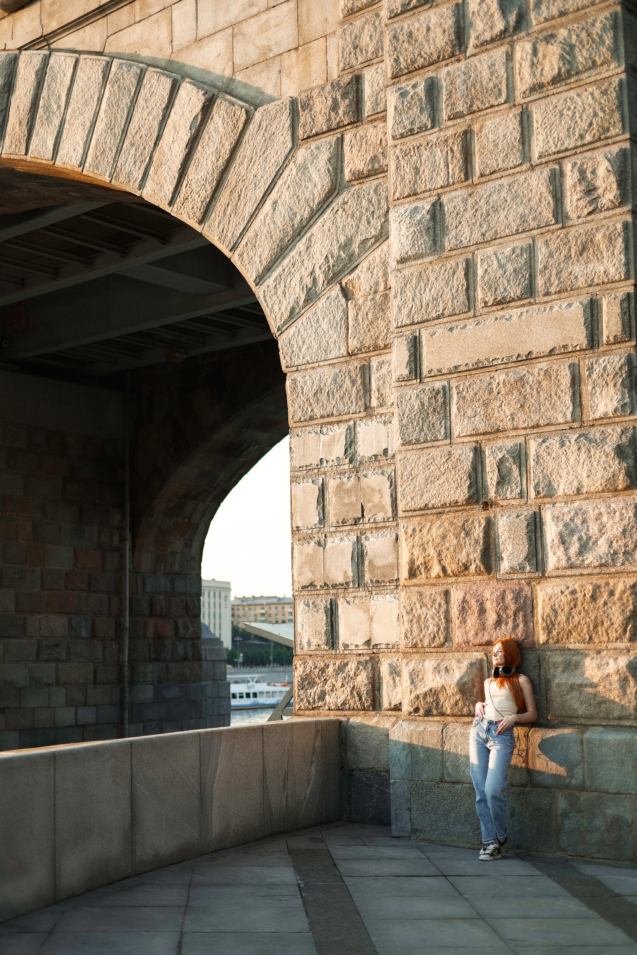 Прогулочная фотосессия в Парке Горького в Москве. Портретный и семейный фотограф в Москве Мария Рослякова