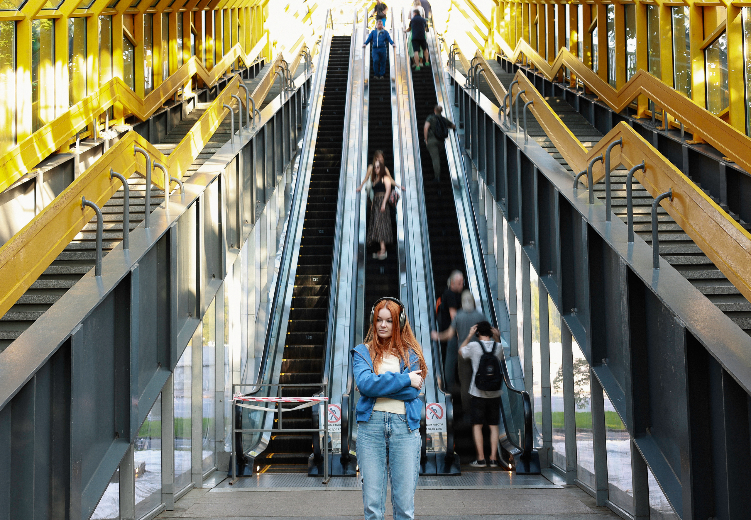 Прогулочная фотосессия в Парке Горького в Москве. Портретный и семейный фотограф в Москве Мария Рослякова