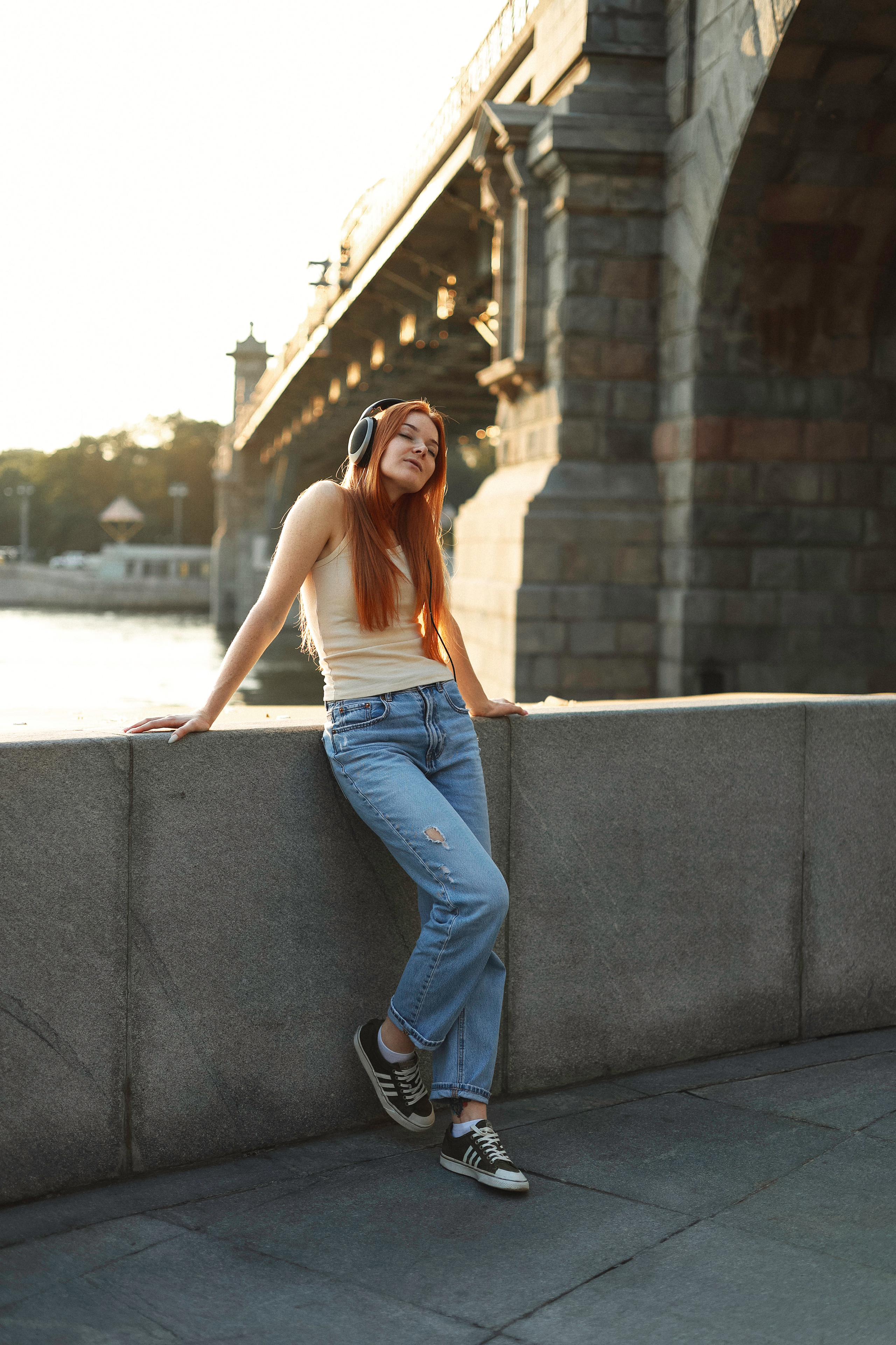 Прогулочная фотосессия в Парке Горького в Москве. Портретный и семейный фотограф в Москве Мария Рослякова