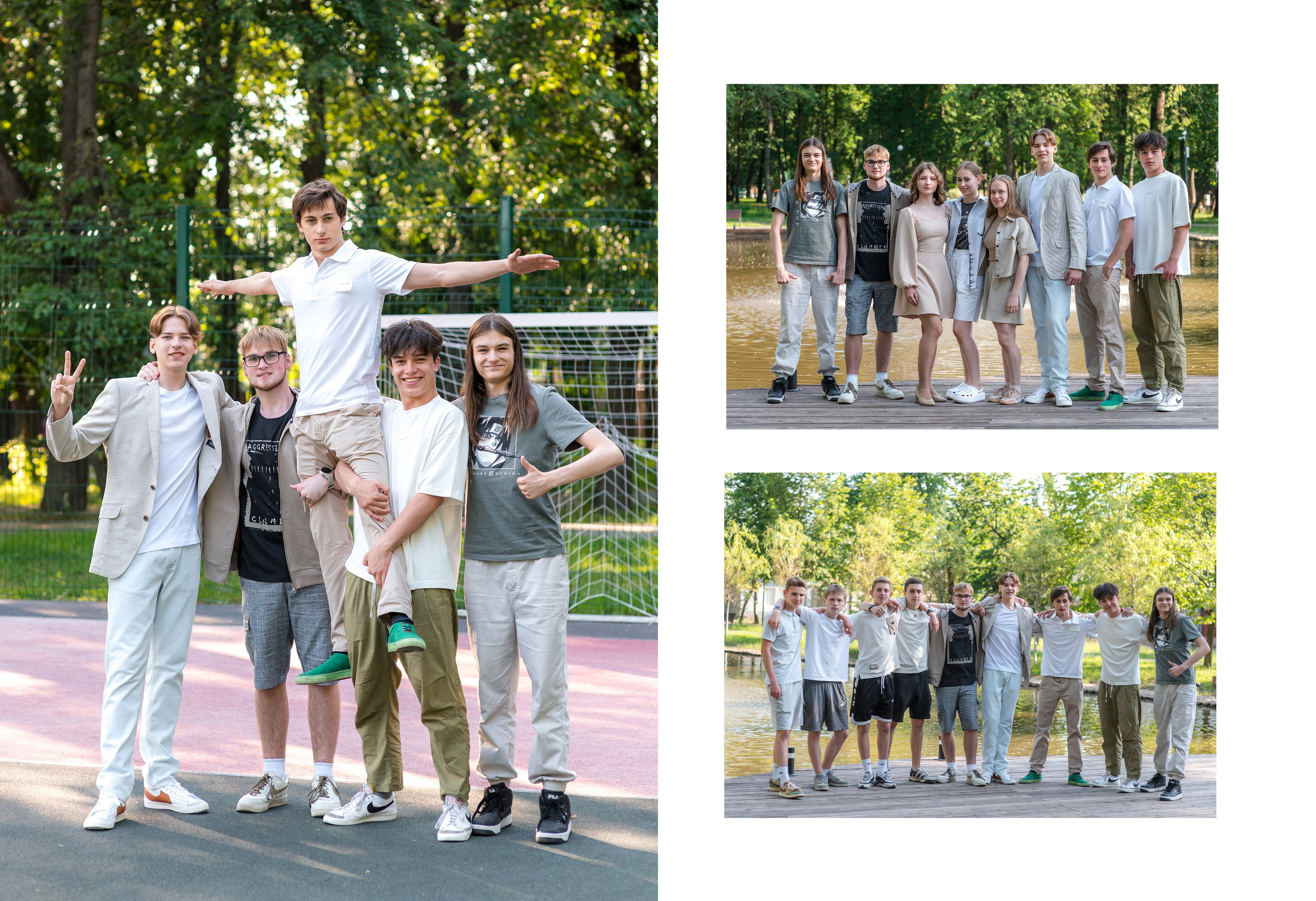 Пример многостраничного выпускного альбома в твердой обложке для 9 и 11 классов