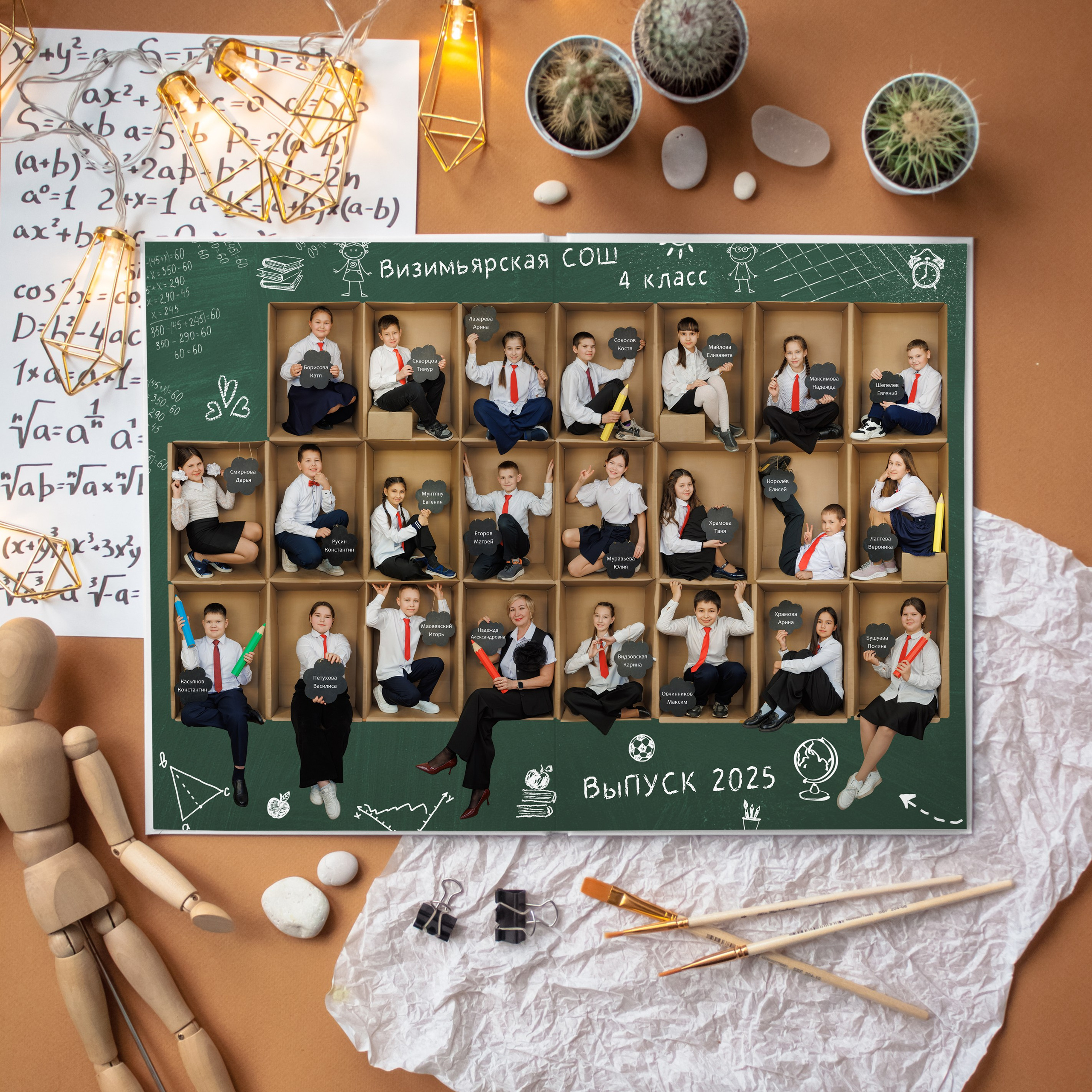 3 разворота 4кл. Детский, семейный и школьный фотограф Светлана Волжанина