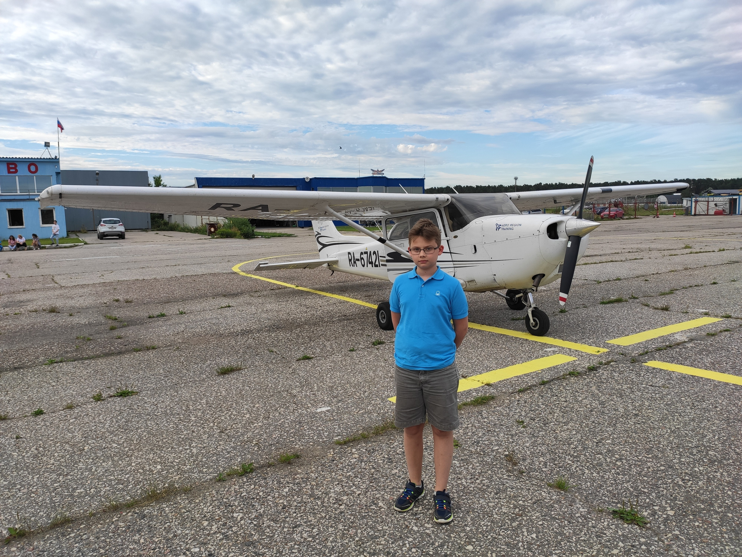 Восторг после первого полета!