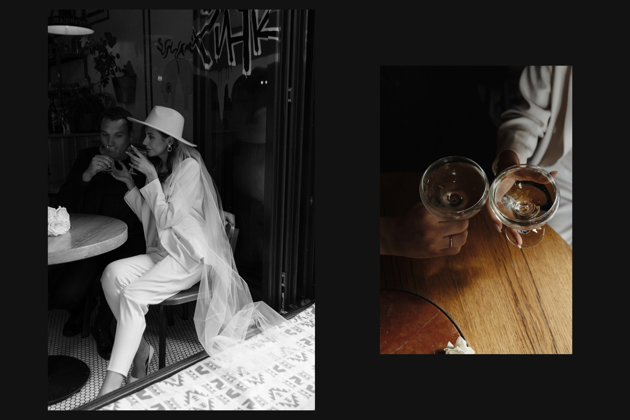 Эстетичный нуар. Свадебный фотограф Алина Ампер