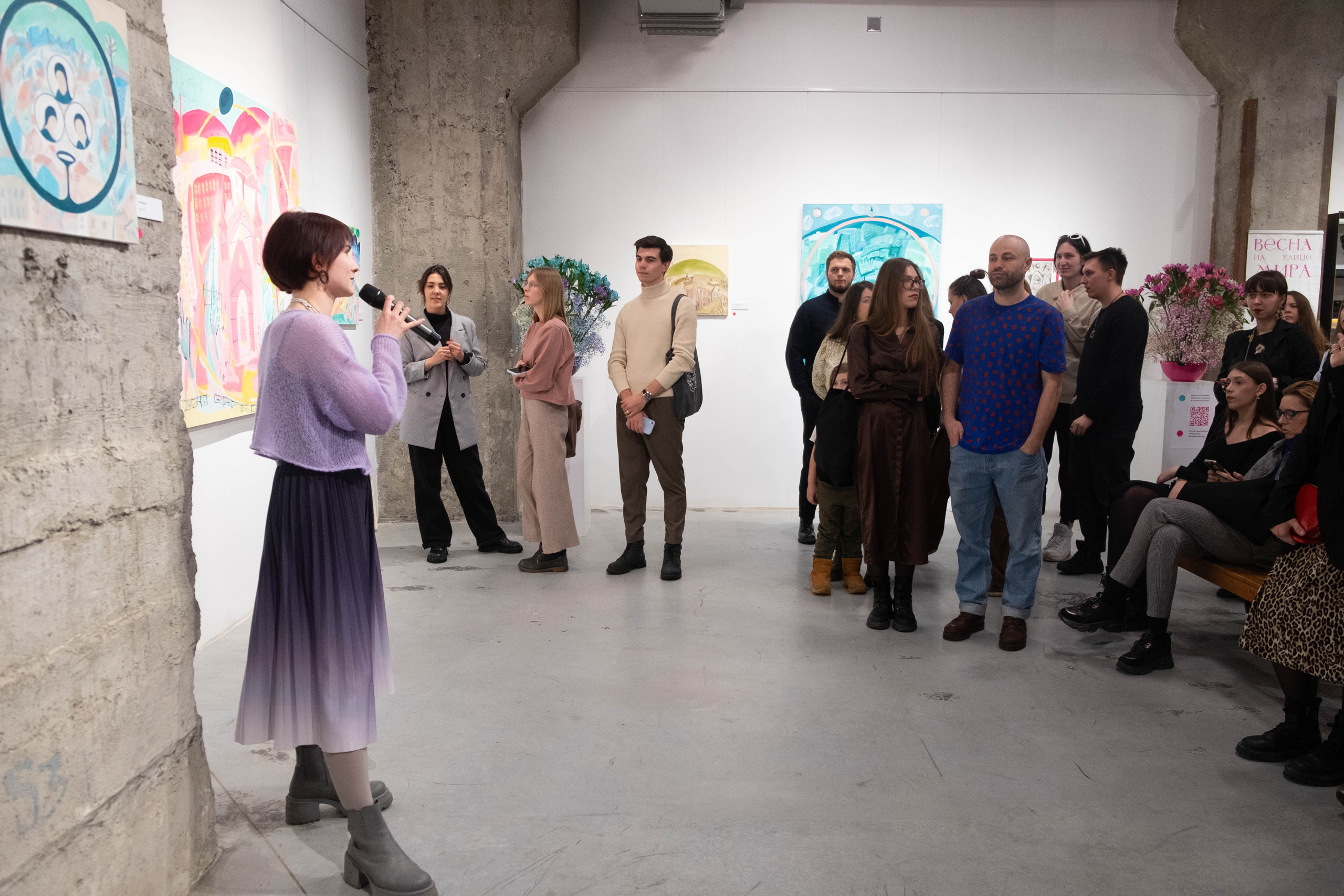 Spring on the Mira street. Alexander Romanov. Elina Gusarova