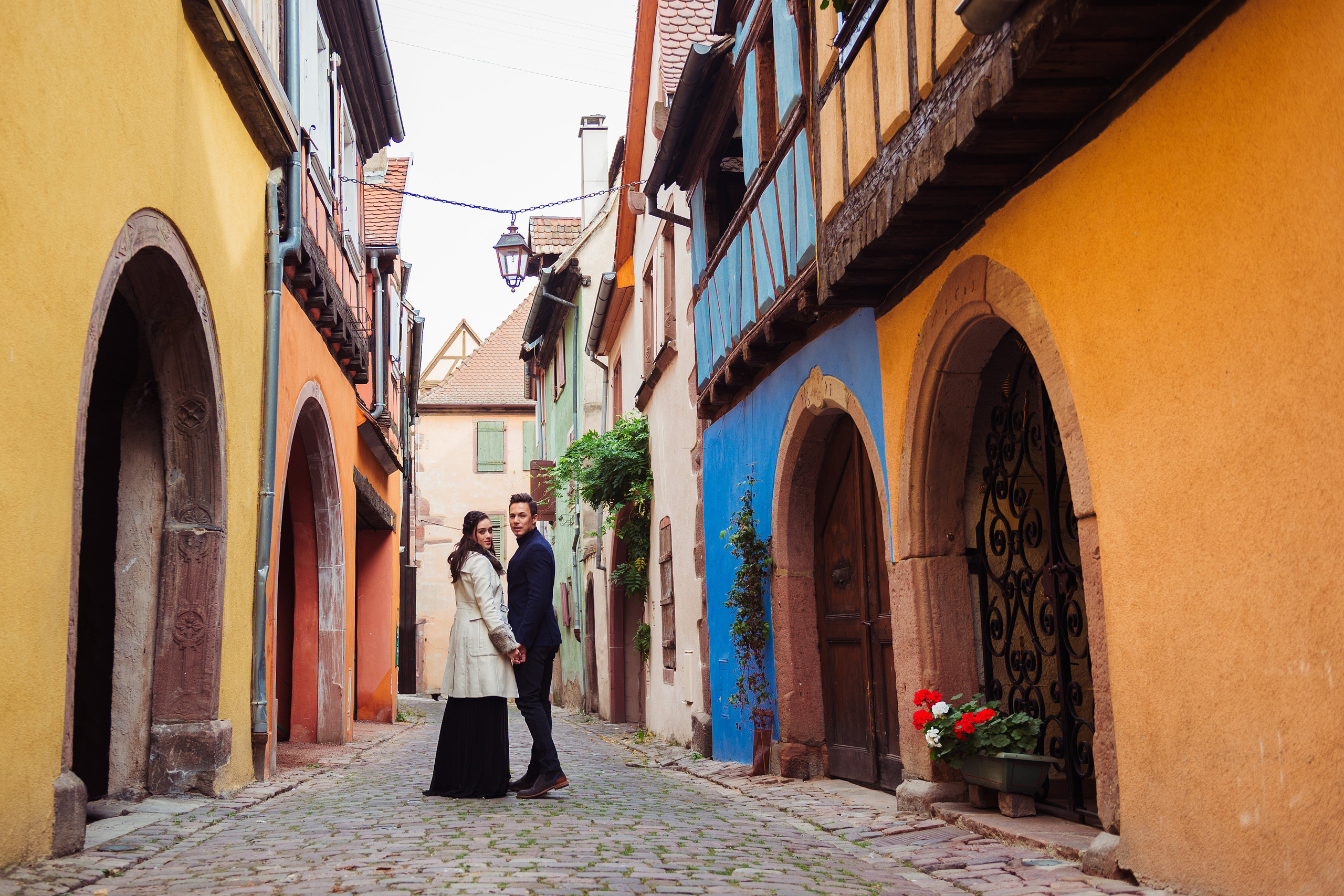 Julia & Andrey (Alsace, France). Photographer in Switzerland and Europe Anna Alekseenko