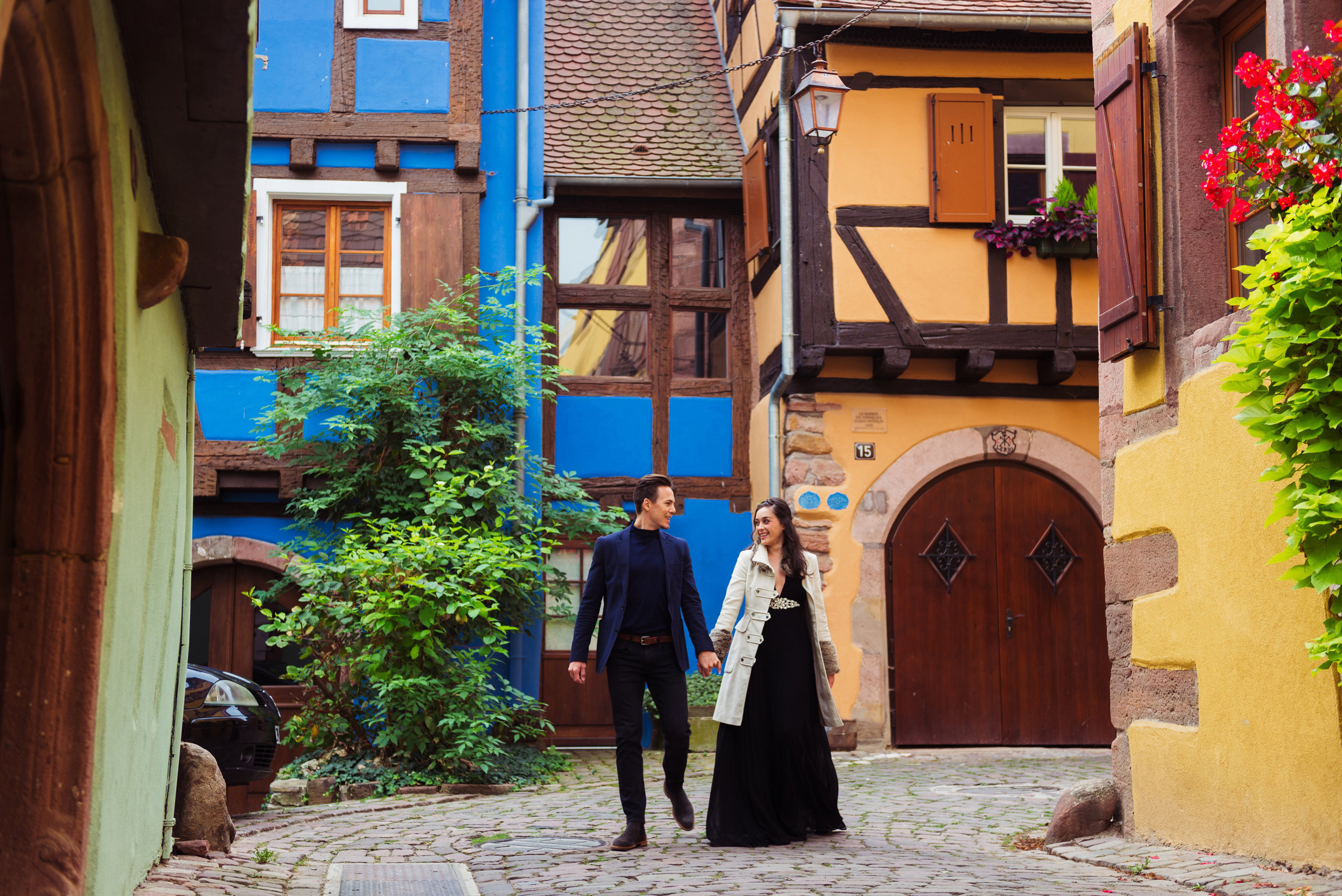 Julia & Andrey (Alsace, France). Photographer in Switzerland and Europe Anna Alekseenko