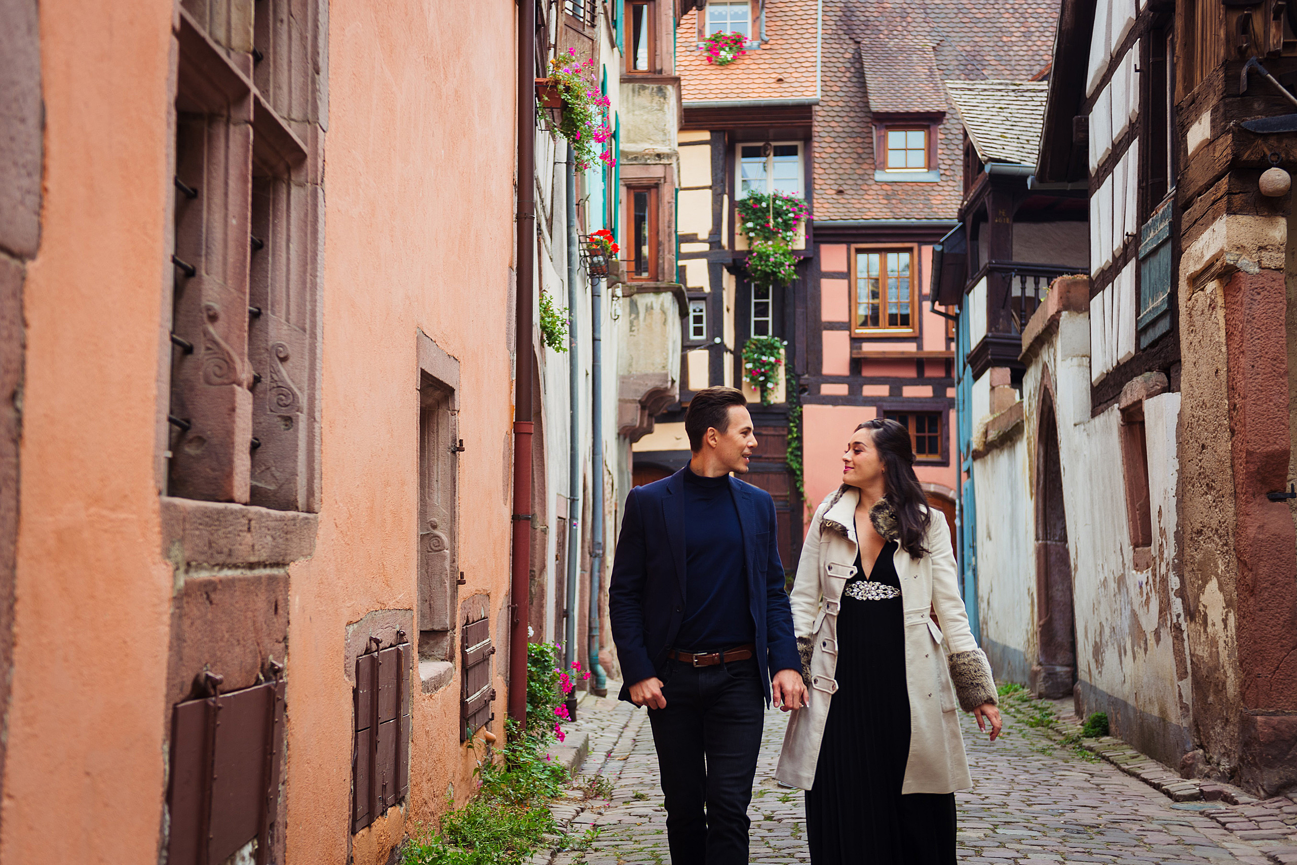 Julia & Andrey (Alsace, France). Photographer in Switzerland and Europe Anna Alekseenko