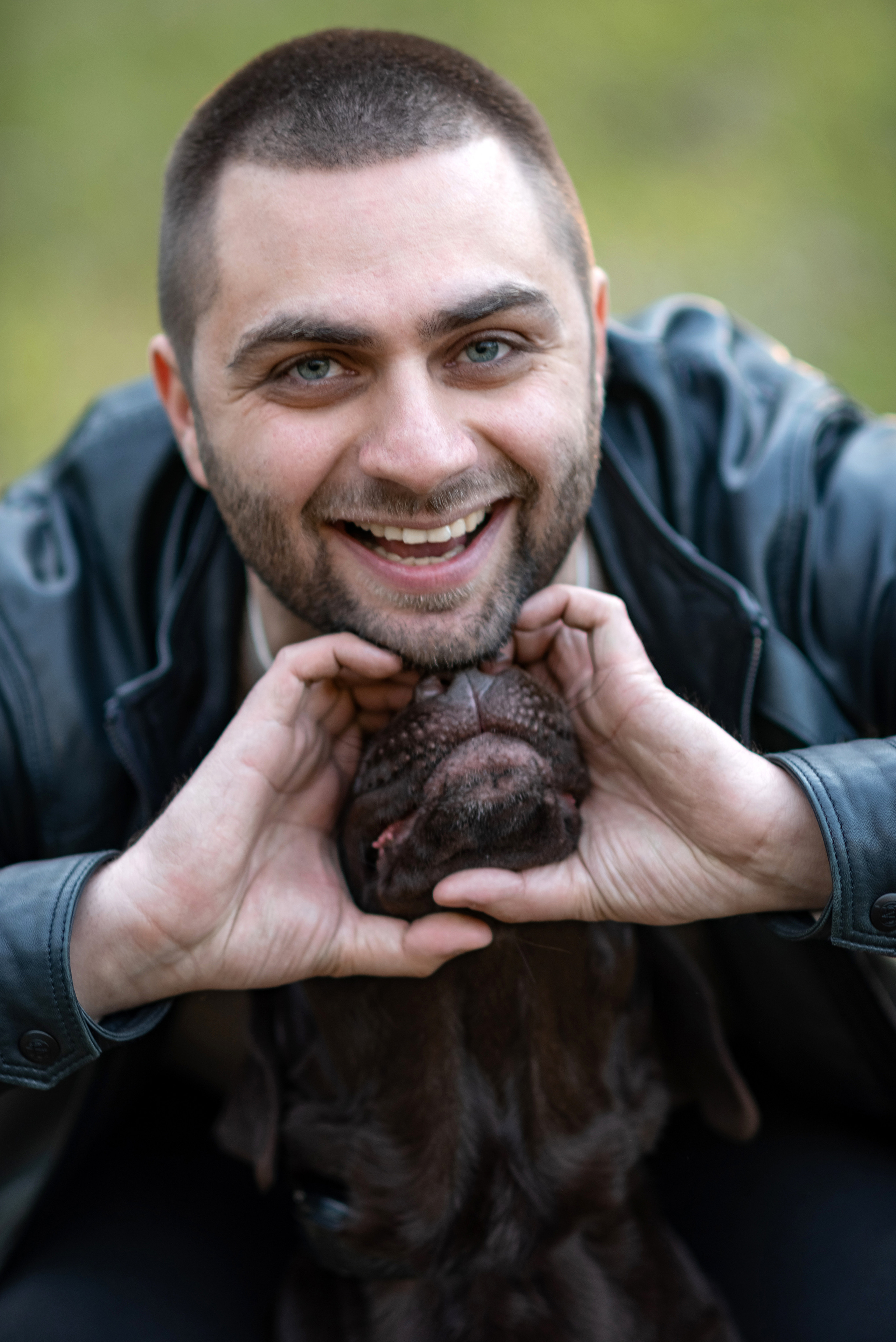 Фотосессия с собакой. Фотограф Юлия Кондратьева