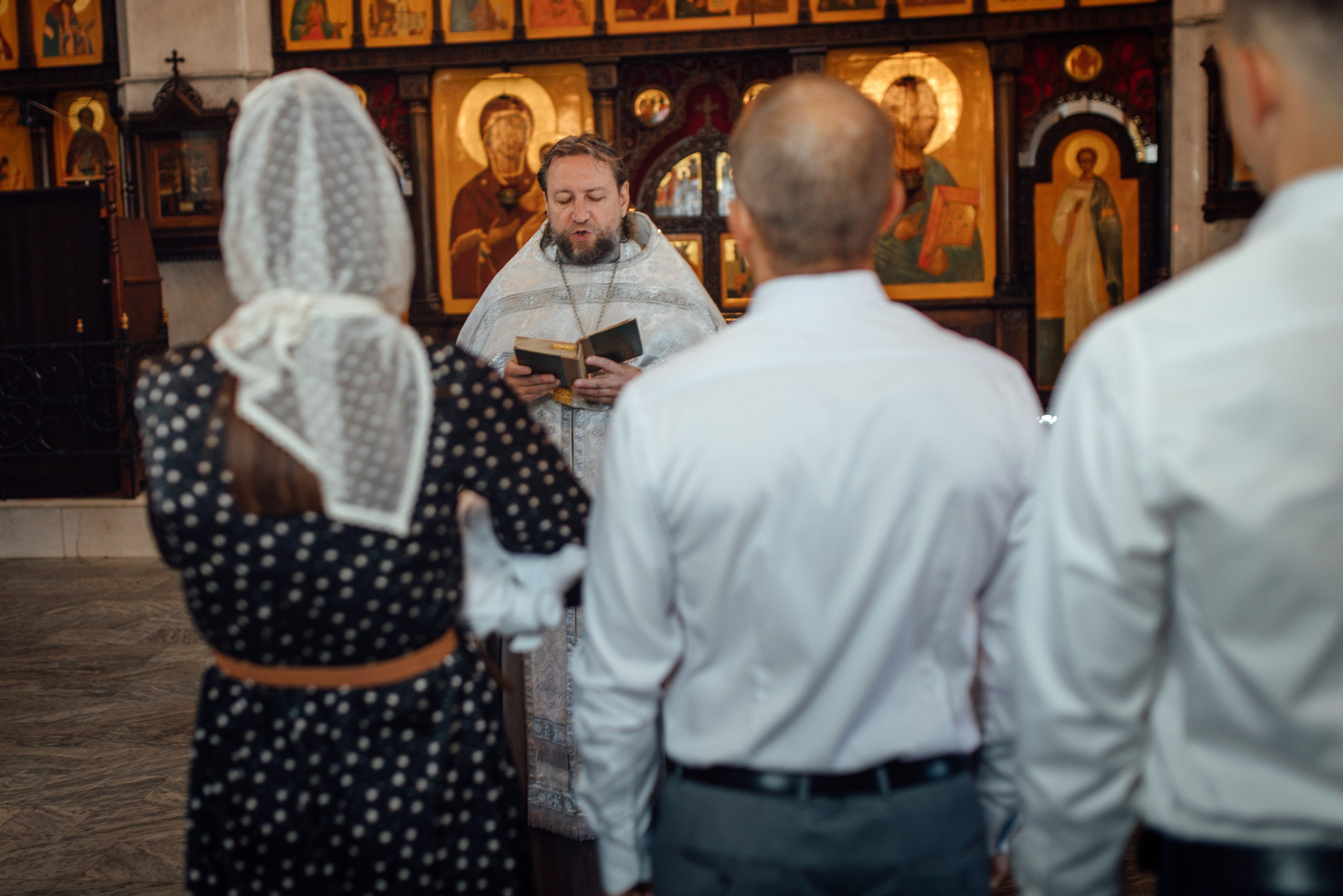 Крещение Тимура, храм иконы Божье Матери Всех Скорбящих Радость