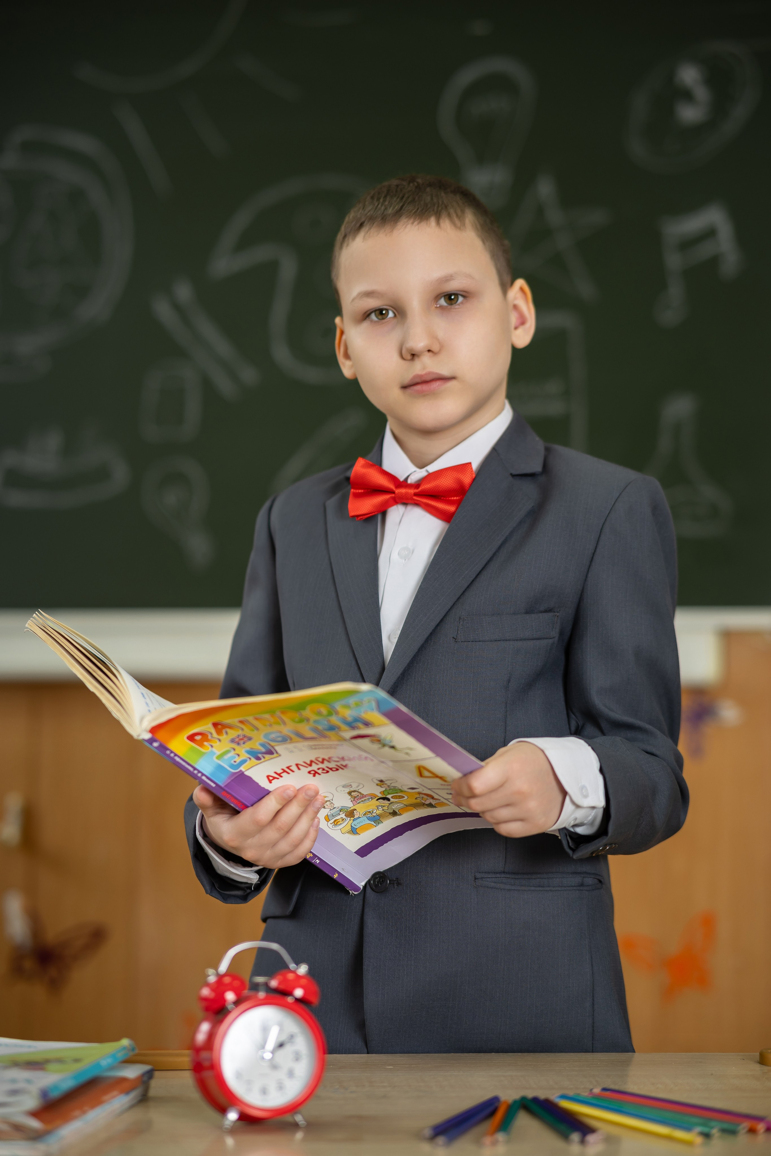 Выпускной альбом для начальной школы. Семейный, школьный фотограф в Нижнем Новгороде Елена Сентюрева