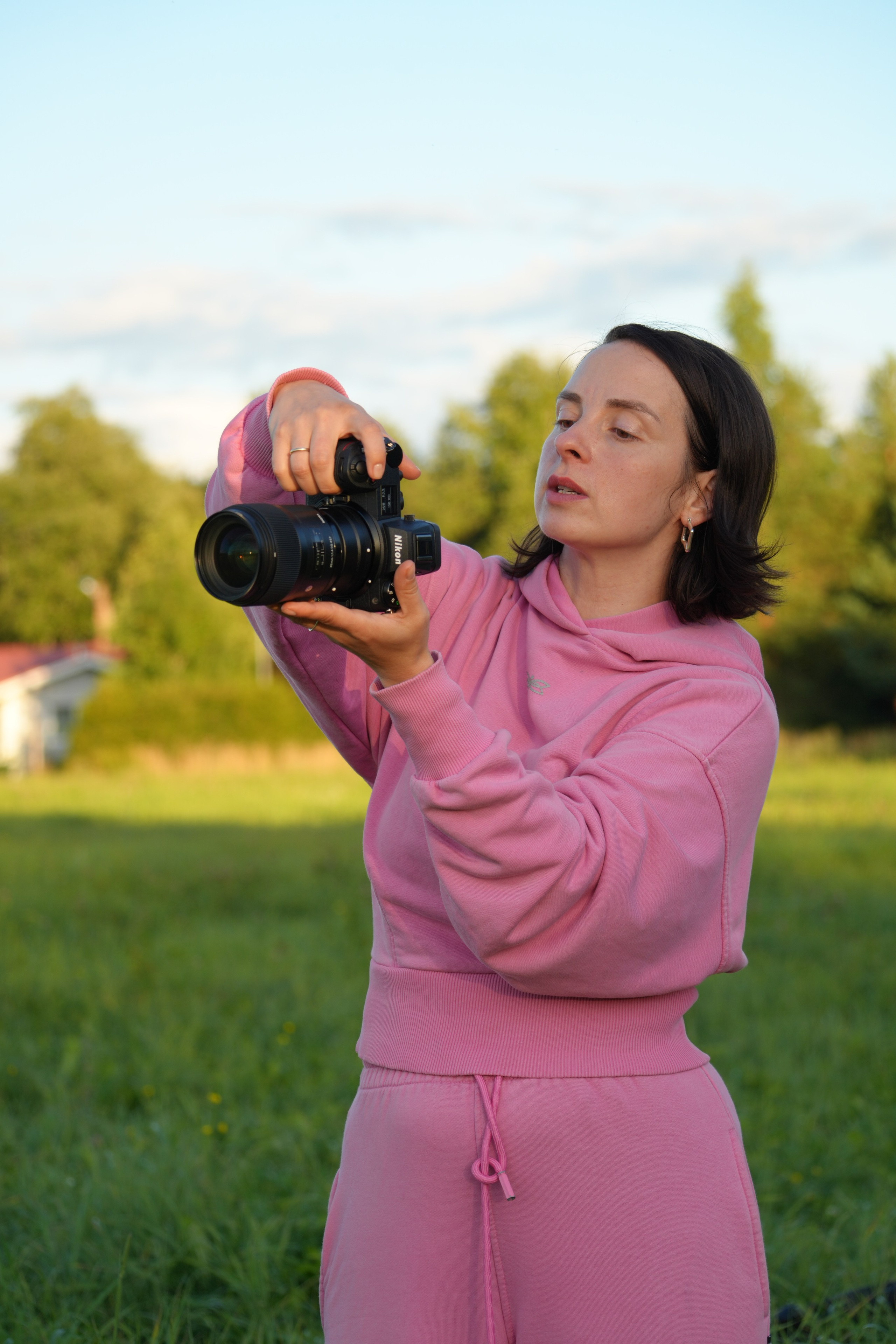 #backstage со съёмок команды в загородном доме. Портретный фотограф в Санкт-Петербурге Дмитриева Наталия