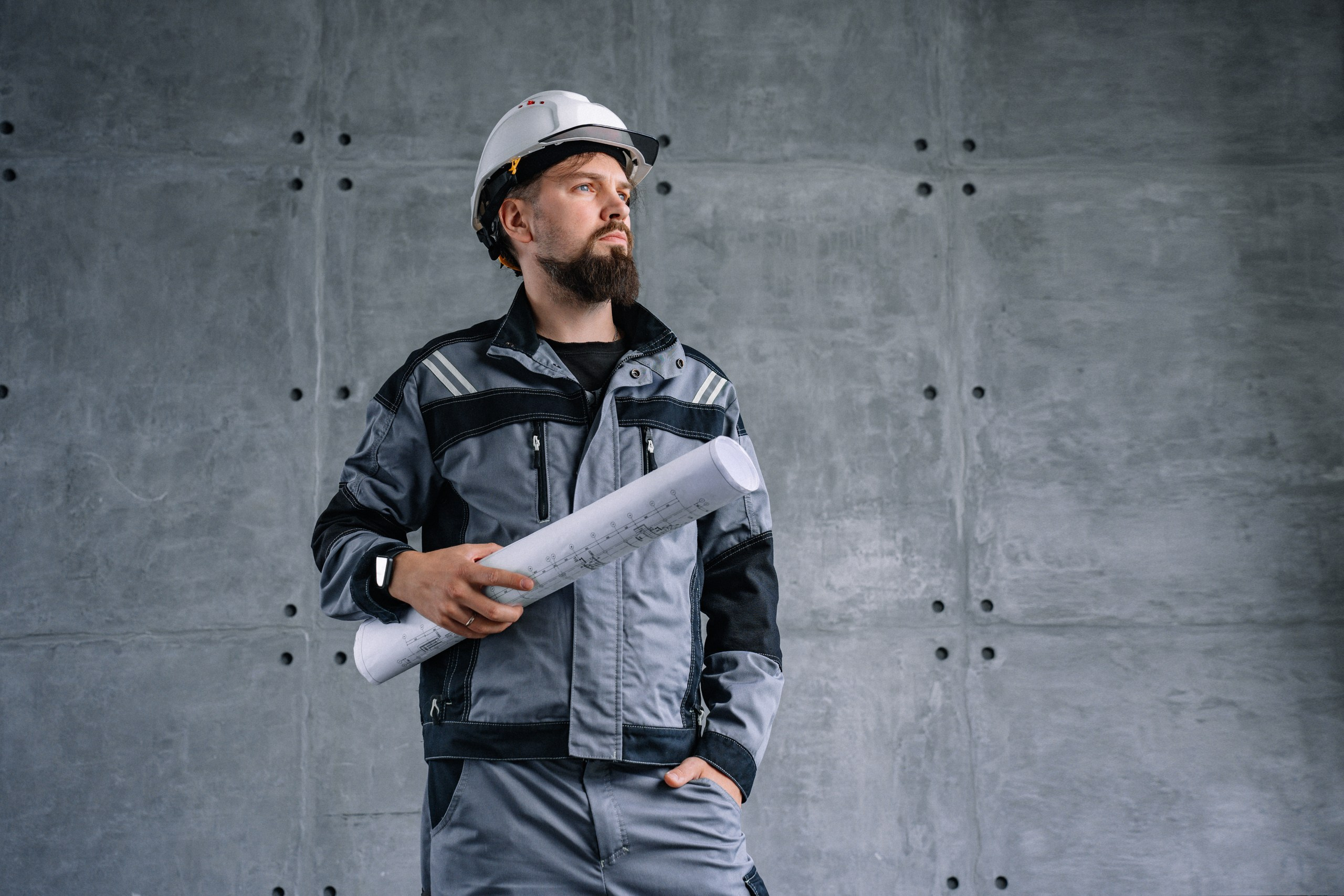 Бизнес фотосессия для строительной компании