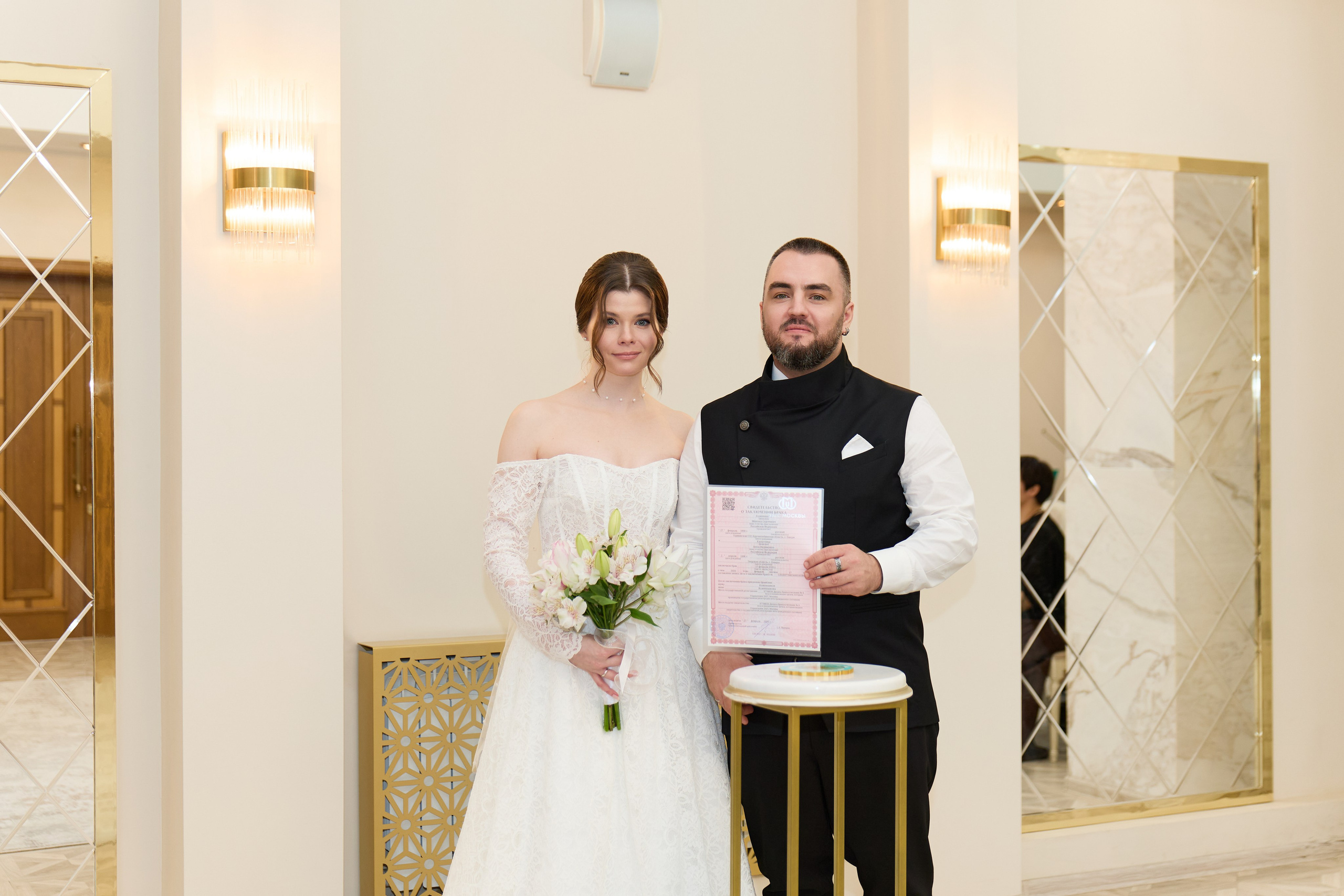 Классические сборы в отеле. Роспись в 4 ЗАГСе и съемка в оранжерее Цицина РАН. Любовь Юсупова. Фотограф