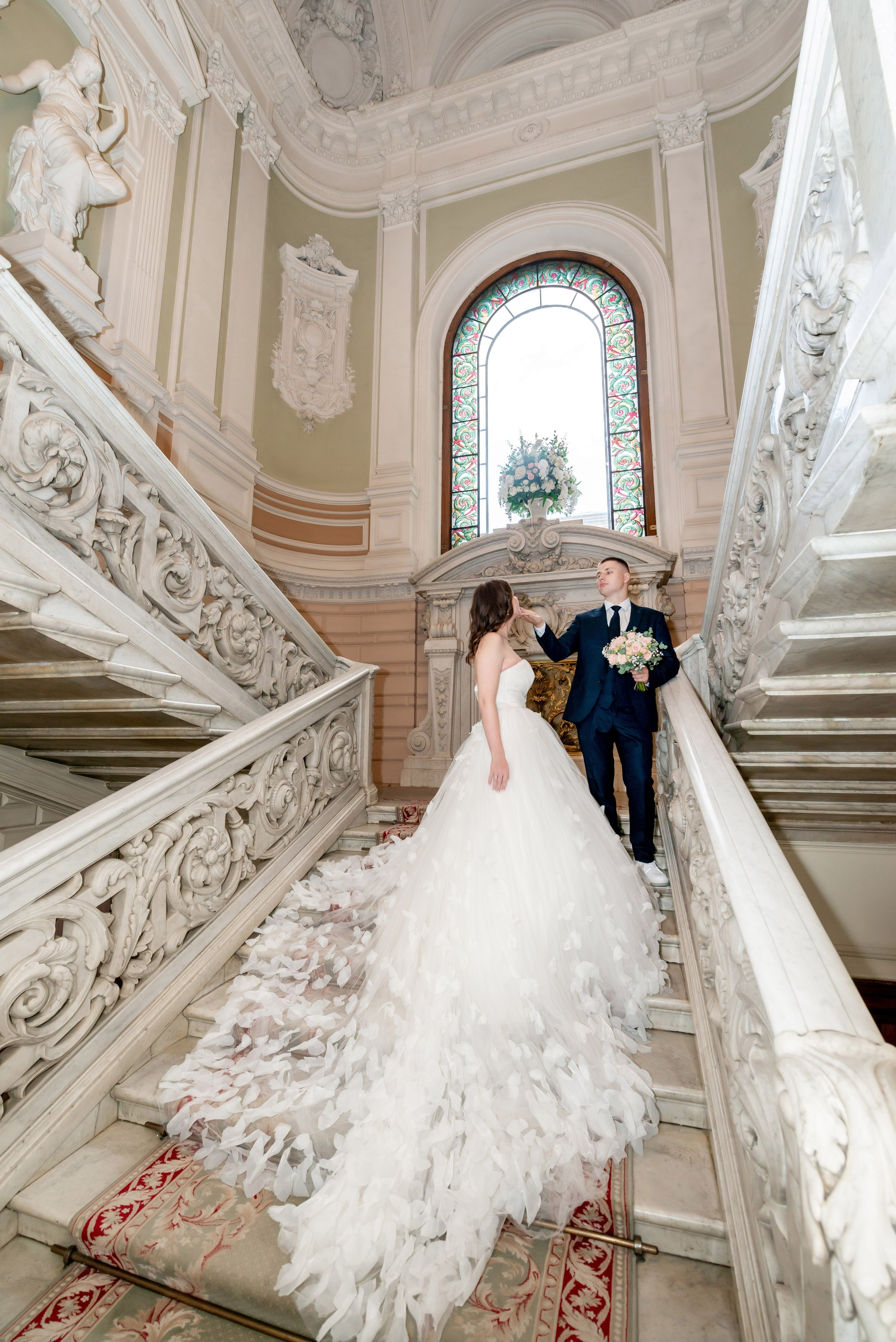 Зажигательная и динамичная свадебная фотосессия Анастасии и Максима. Портретный, семейный и свадебный фотограф в Санкт-Петербурге и в Пушкине Ширяев Денис