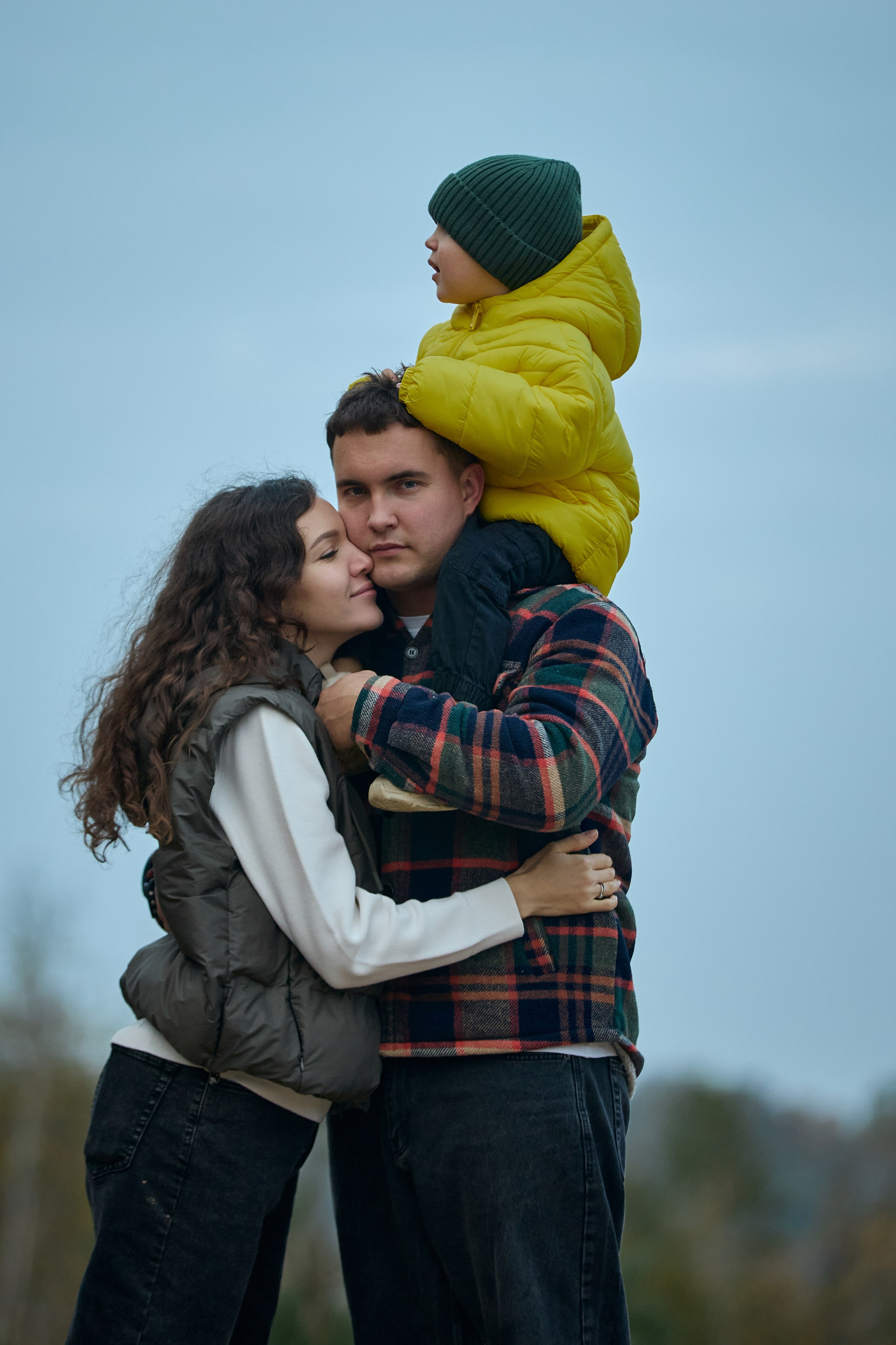 Семейная съемка в карьере у озера. Контентный и репортажный фотограф Виталий Кулешов | Москва