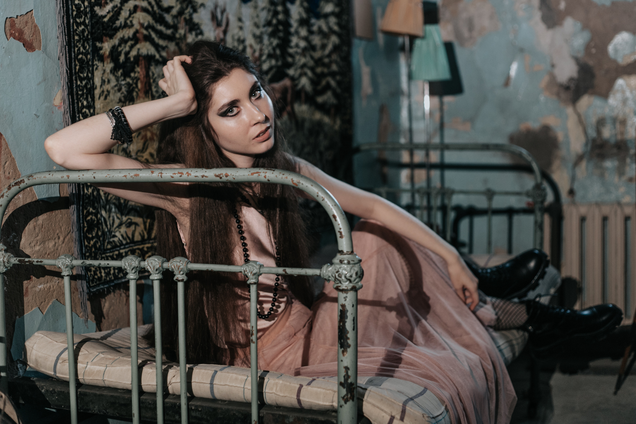 Женский портрет трэш. Свадебный фотограф в Москве Элина Ларченкова. Фото, которые цепляют