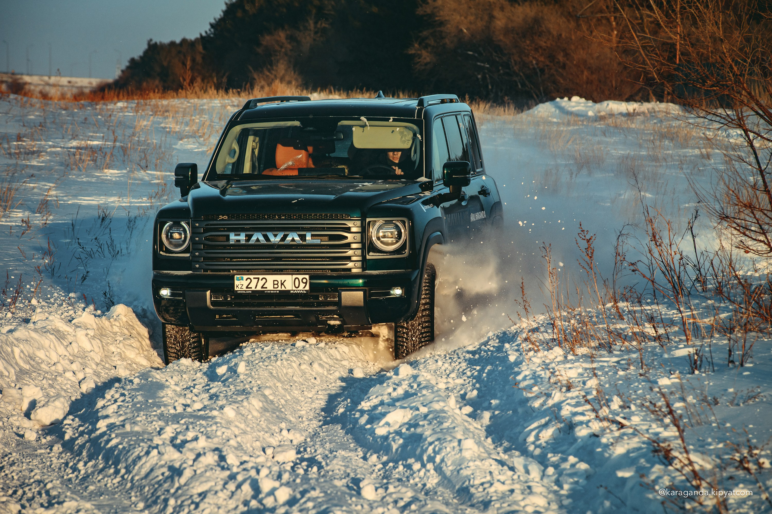 Зимний заезд на HAVAL H9. Кипятком Караганда