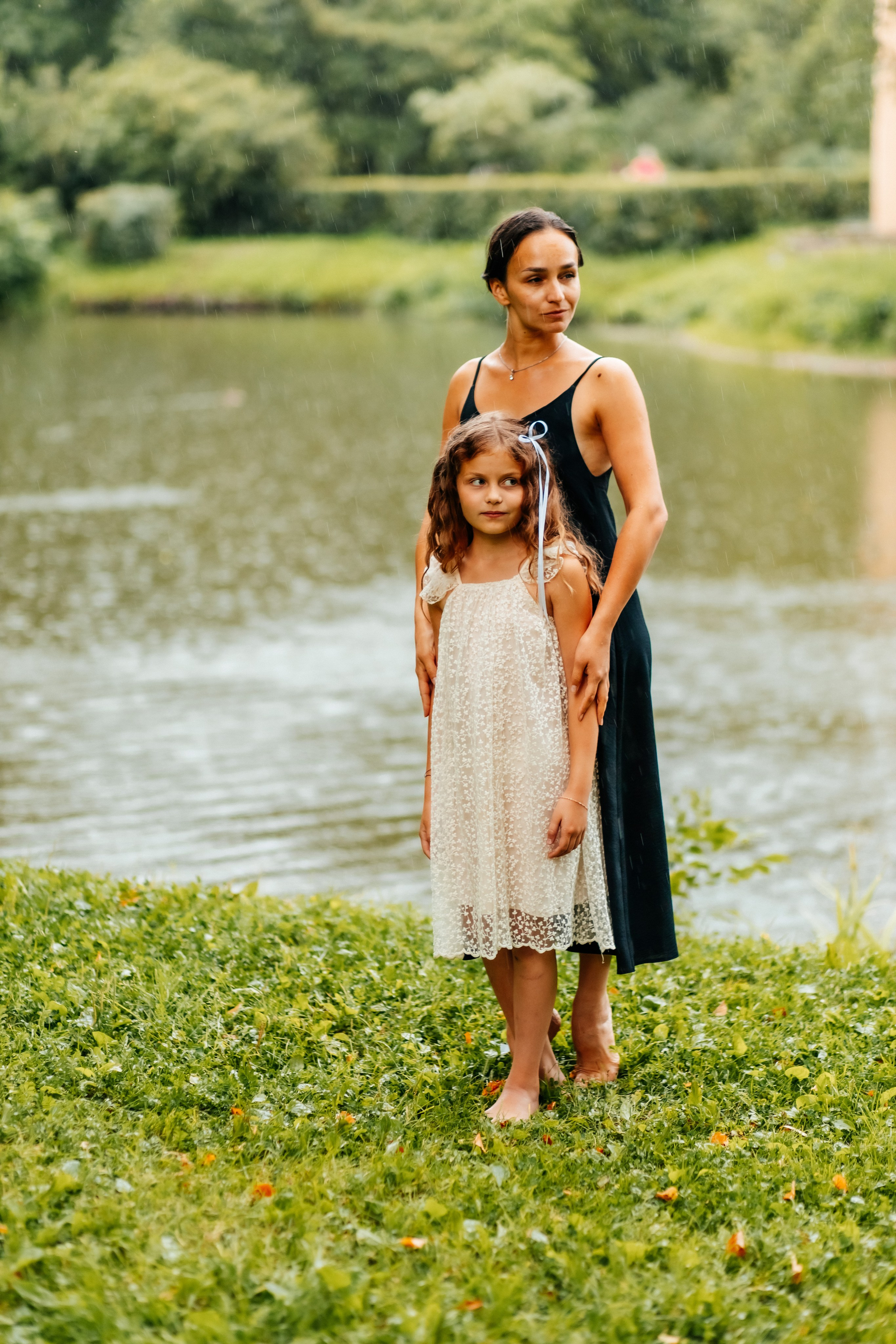 Фотосессия мама и дочка в парке
