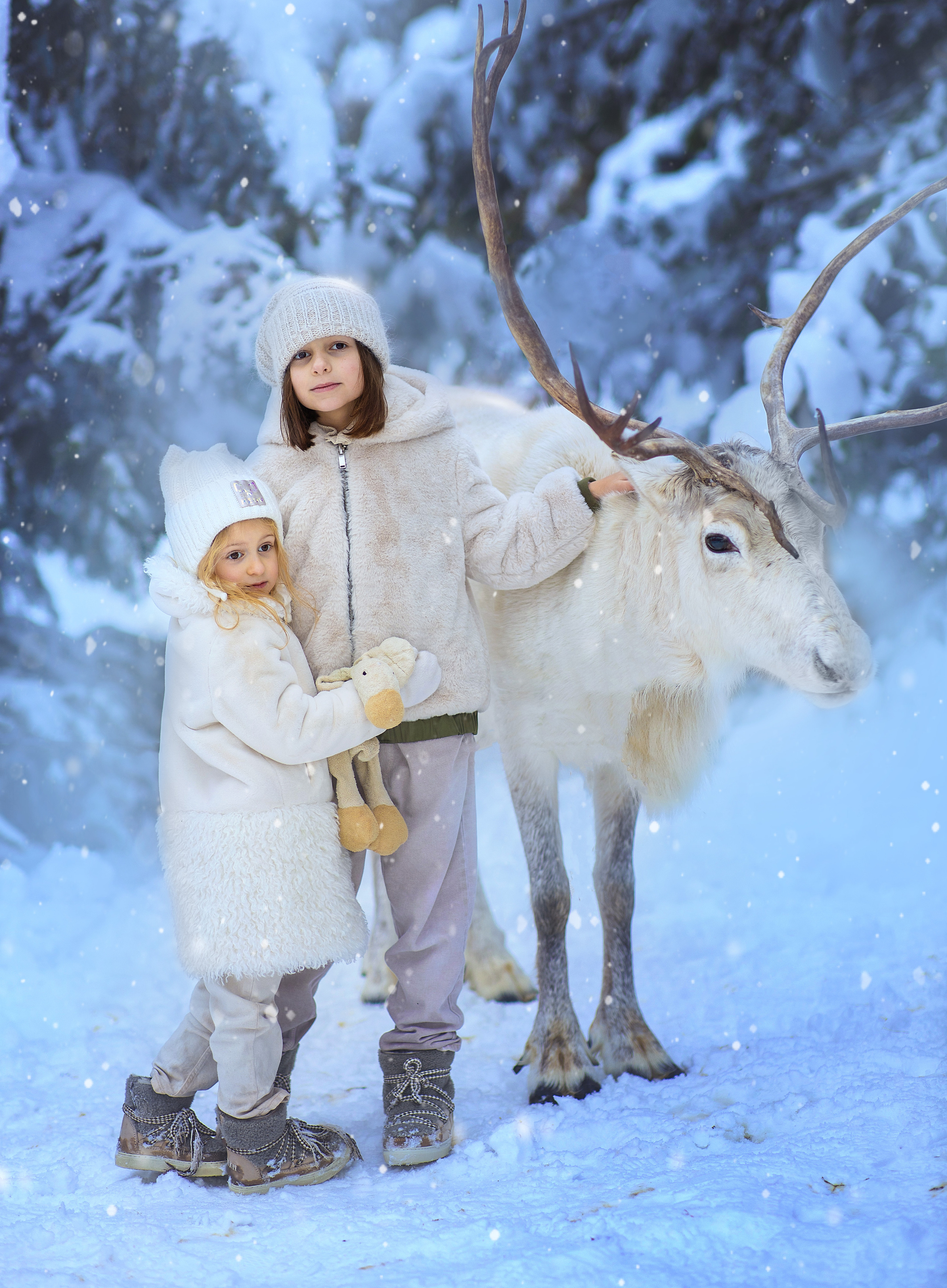 Фотосессия с оленями. Фотограф Лия Милк | Москва, Подмосковье