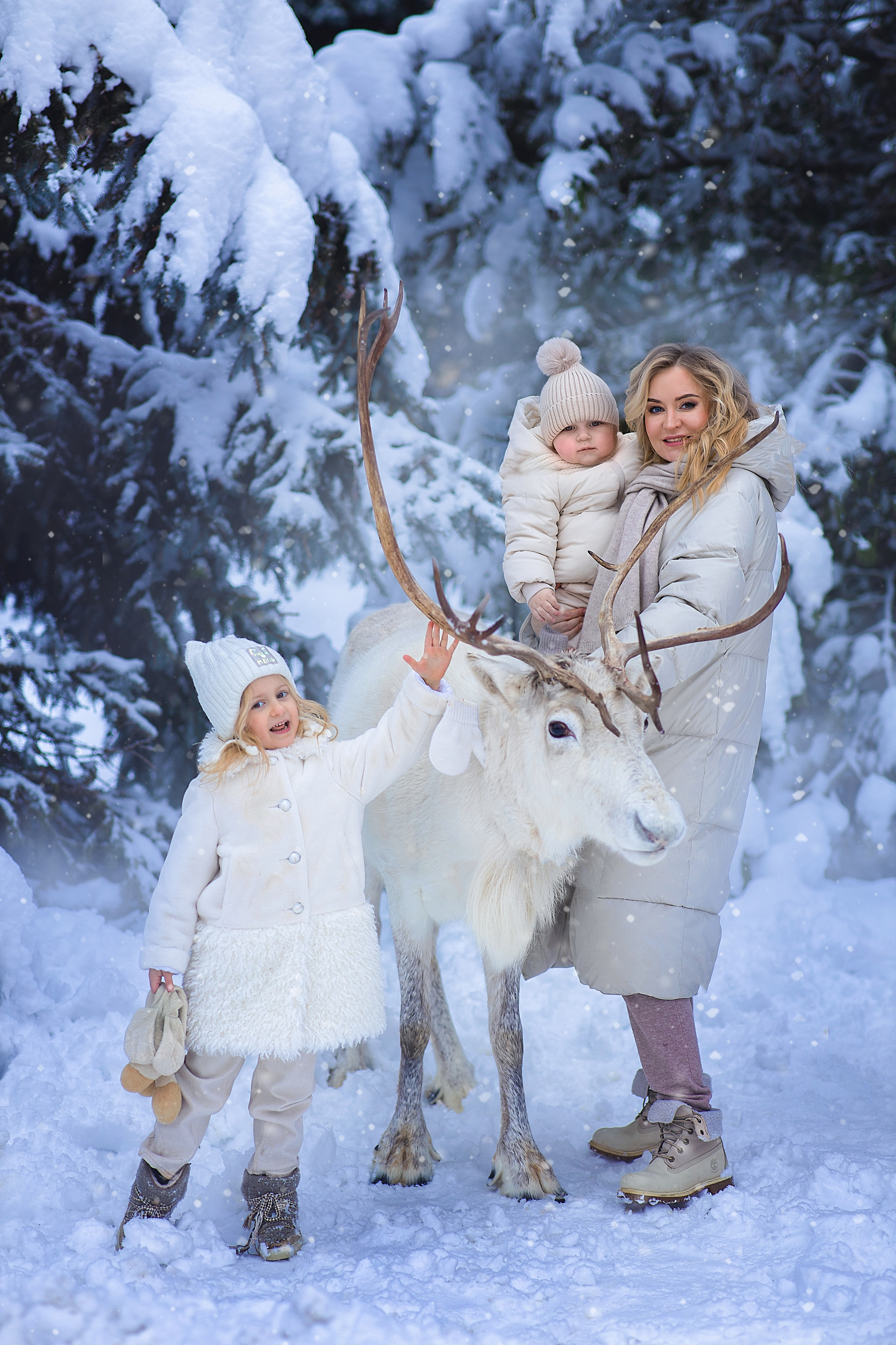 Фотосессия с оленями. Фотограф Лия Милк | Москва, Подмосковье