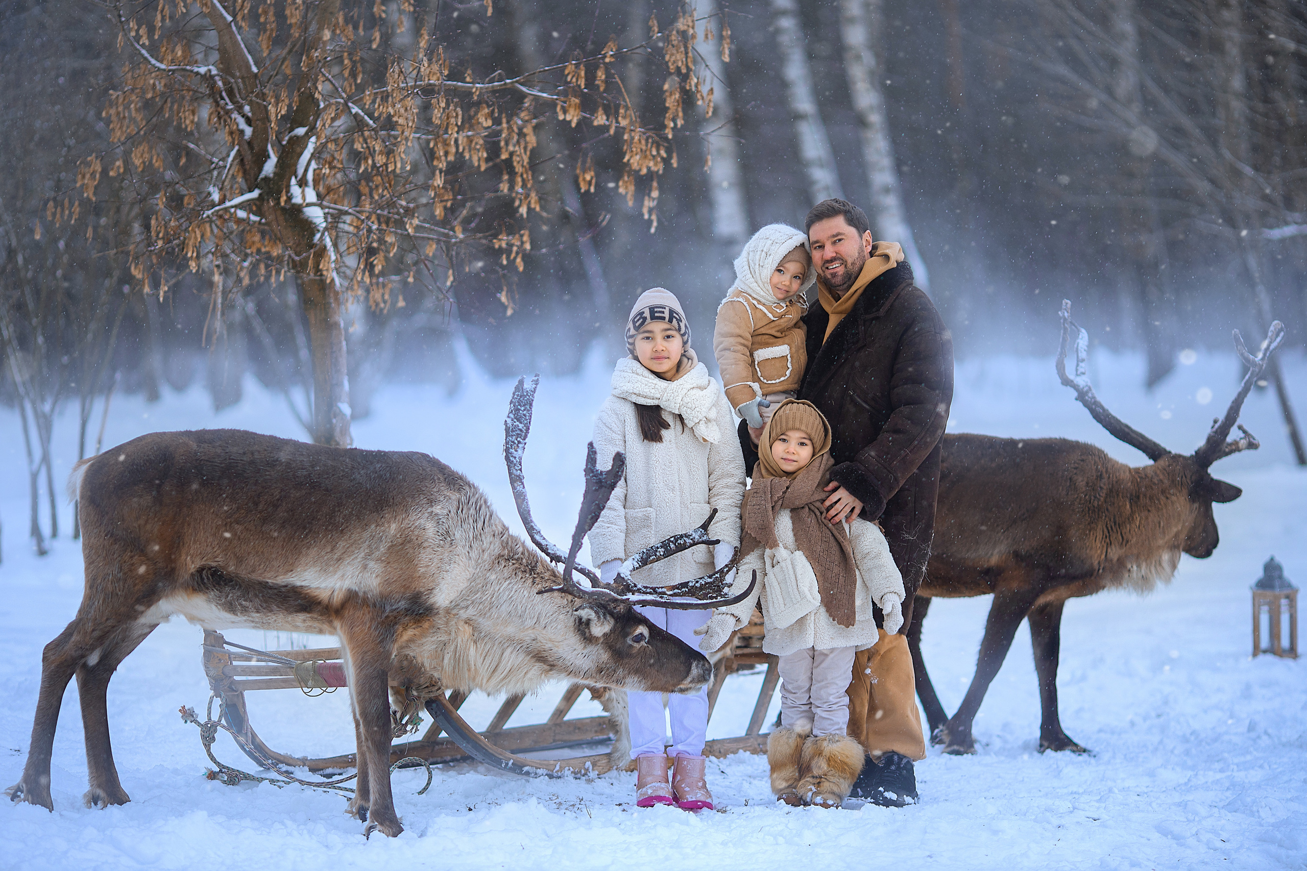 Фотосессия с оленями. Фотограф Лия Милк | Москва, Подмосковье