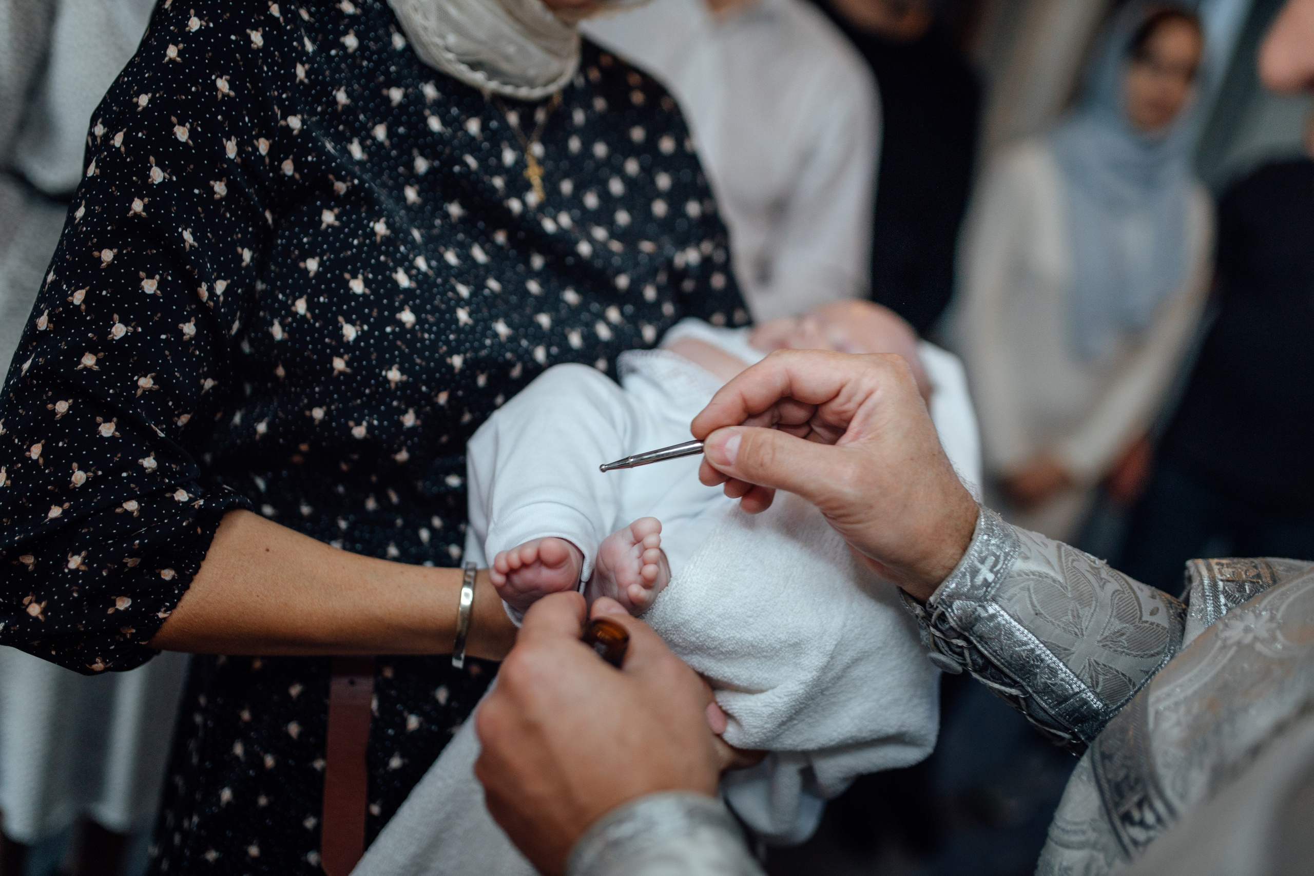 Крещение Тимура, храм иконы Божье Матери Всех Скорбящих Радость