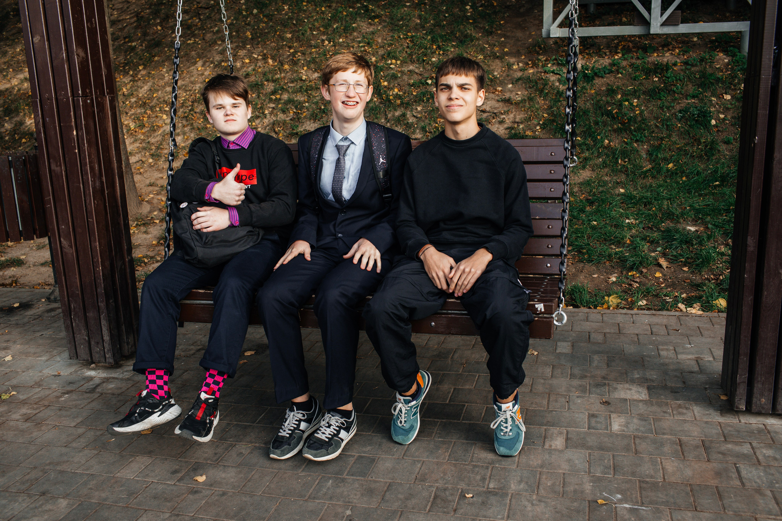 Фотосессия для выпускного альбома в парке Им. Талалихина. Выпускные альбомы в Подольске Москве и МО