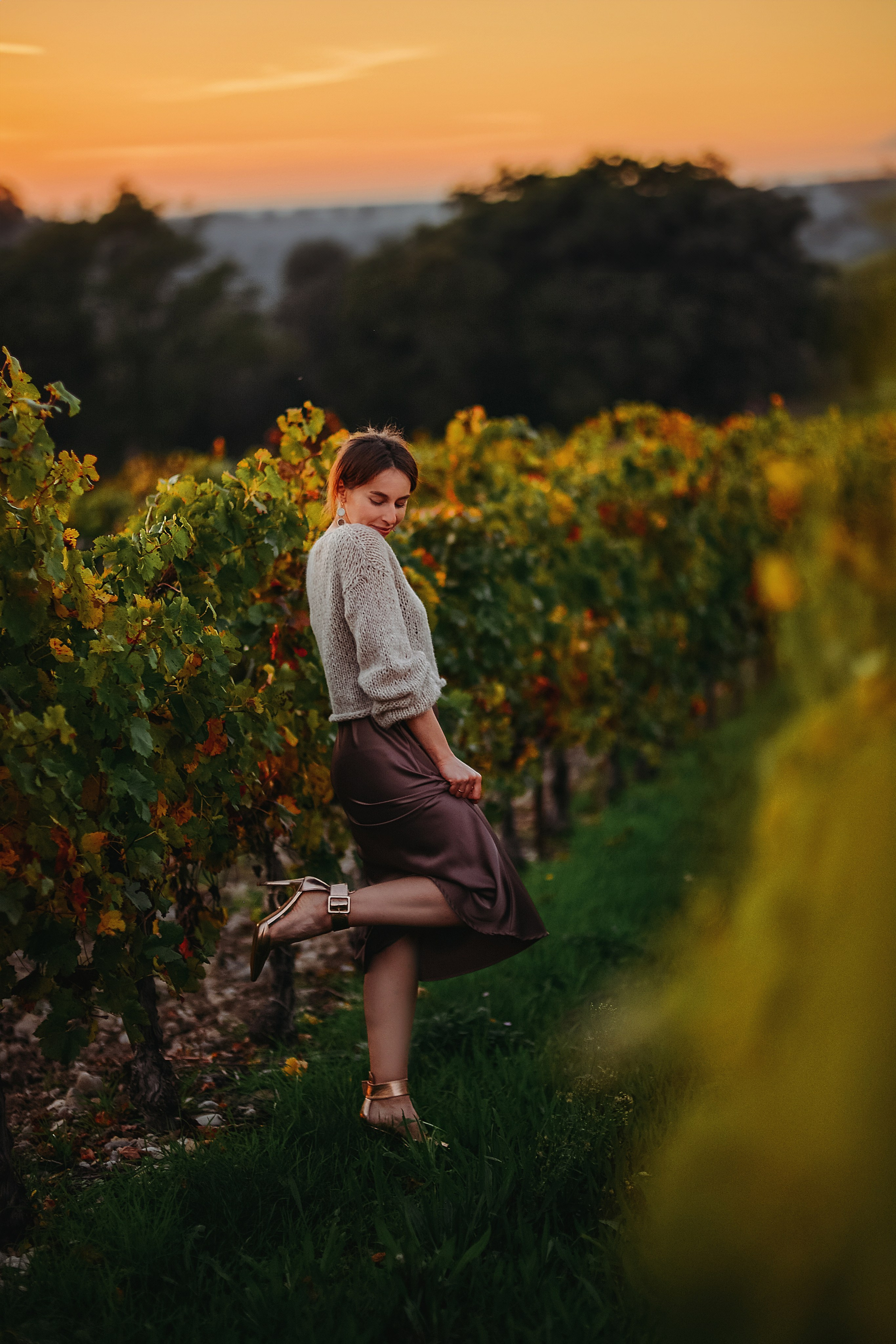 🍁 Séances Photo d’Automne dans les Vignobles de Provence. Photographer in Provence Julia Lipiainen