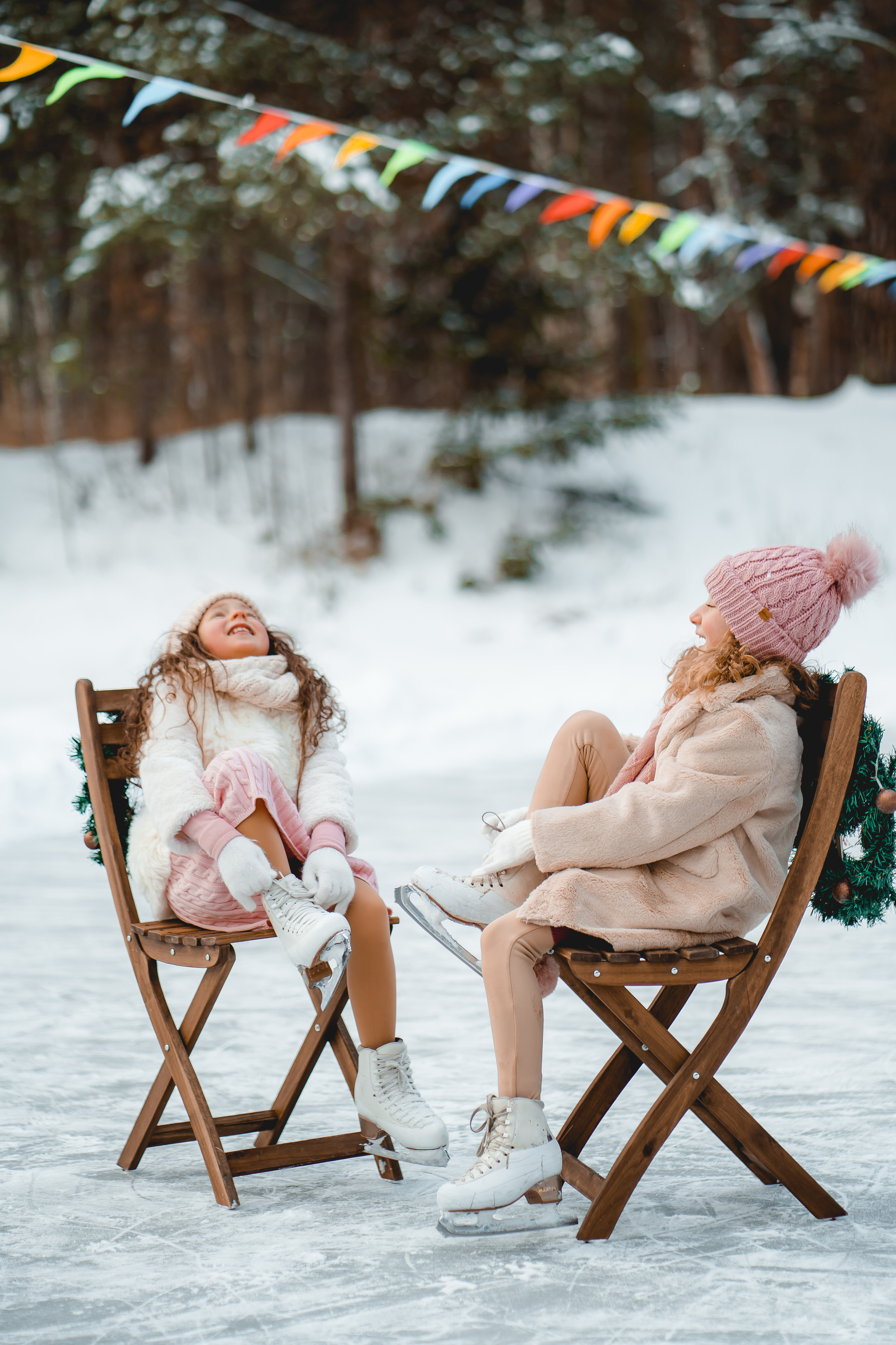 Детская фотосессия на катке