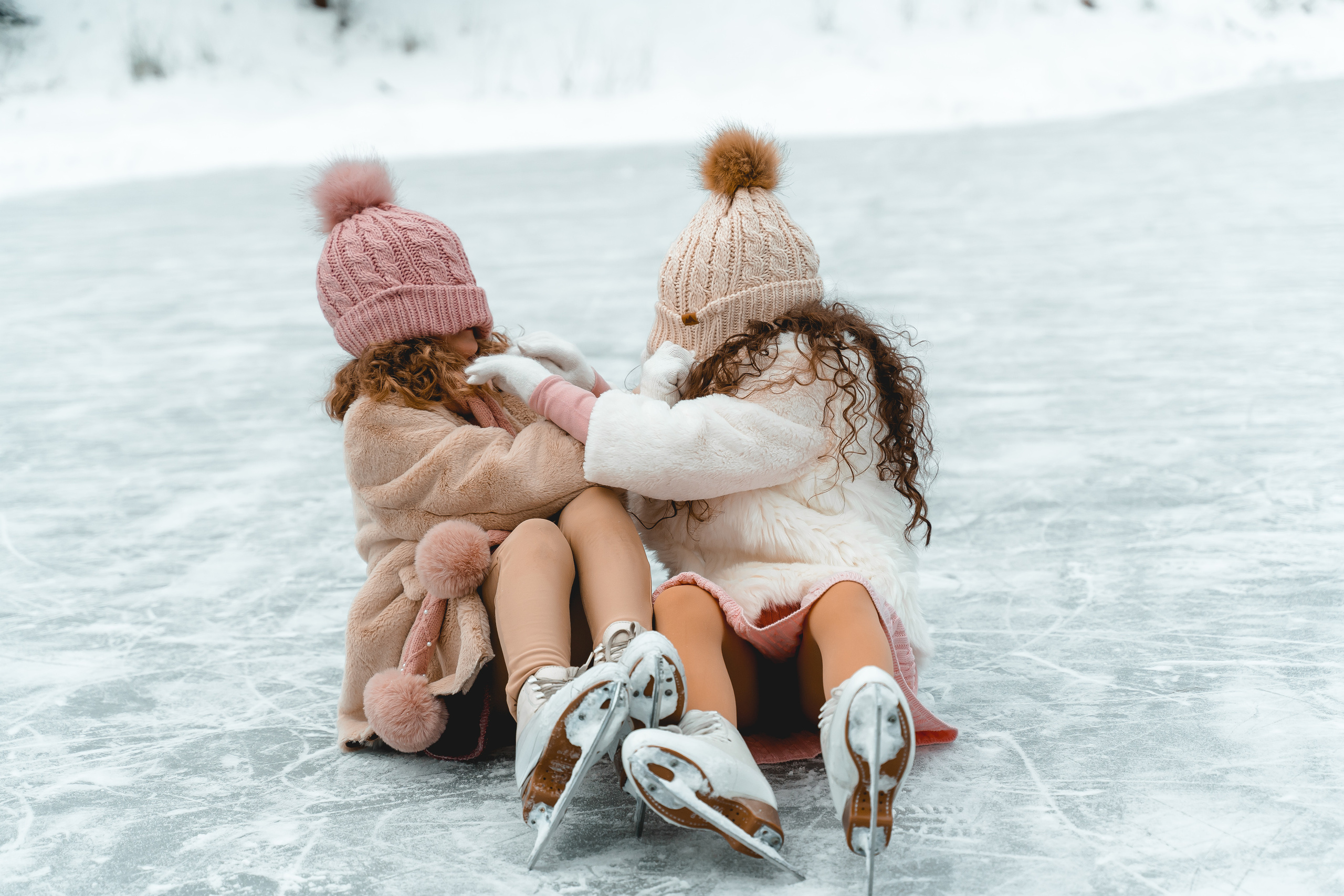 Детская фотосессия на катке