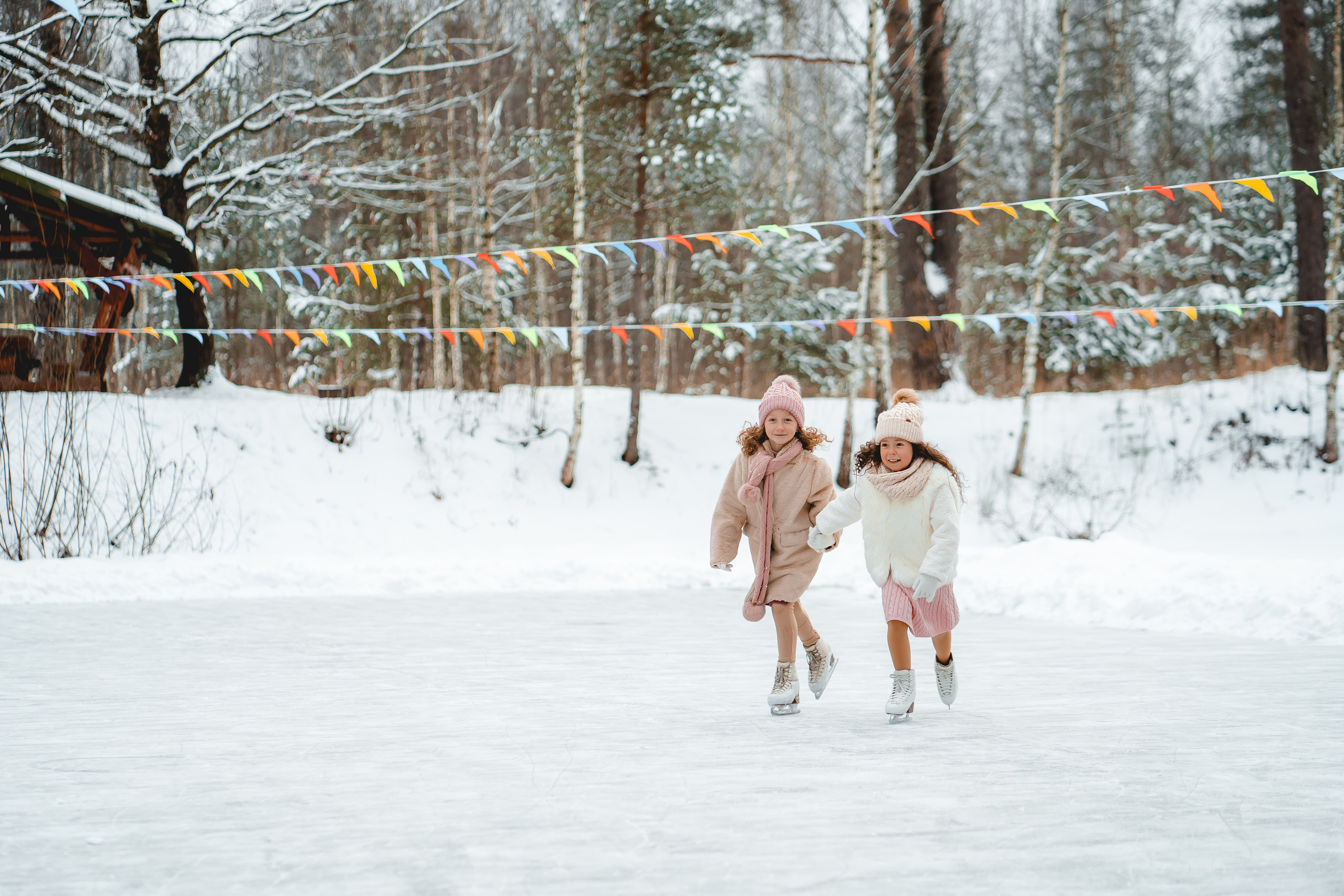 Детская фотосессия на катке