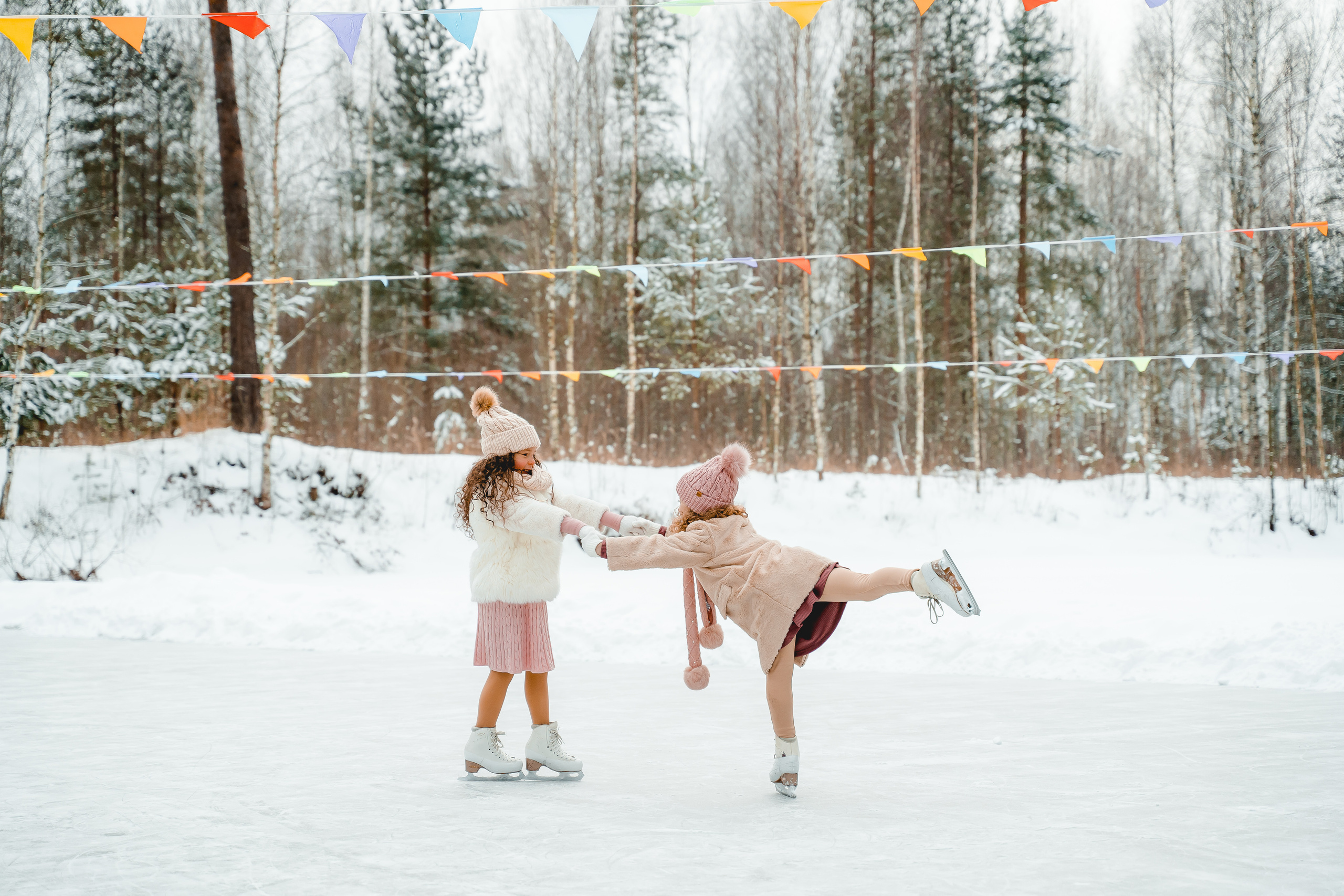 Детская фотосессия на катке