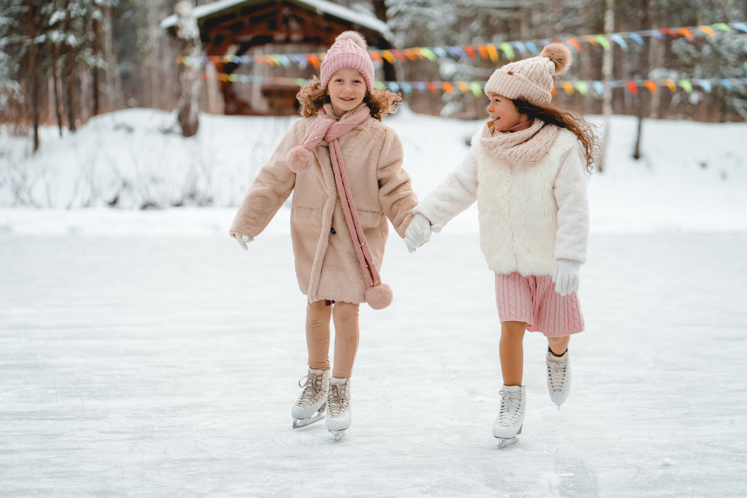 Детская фотосессия на катке