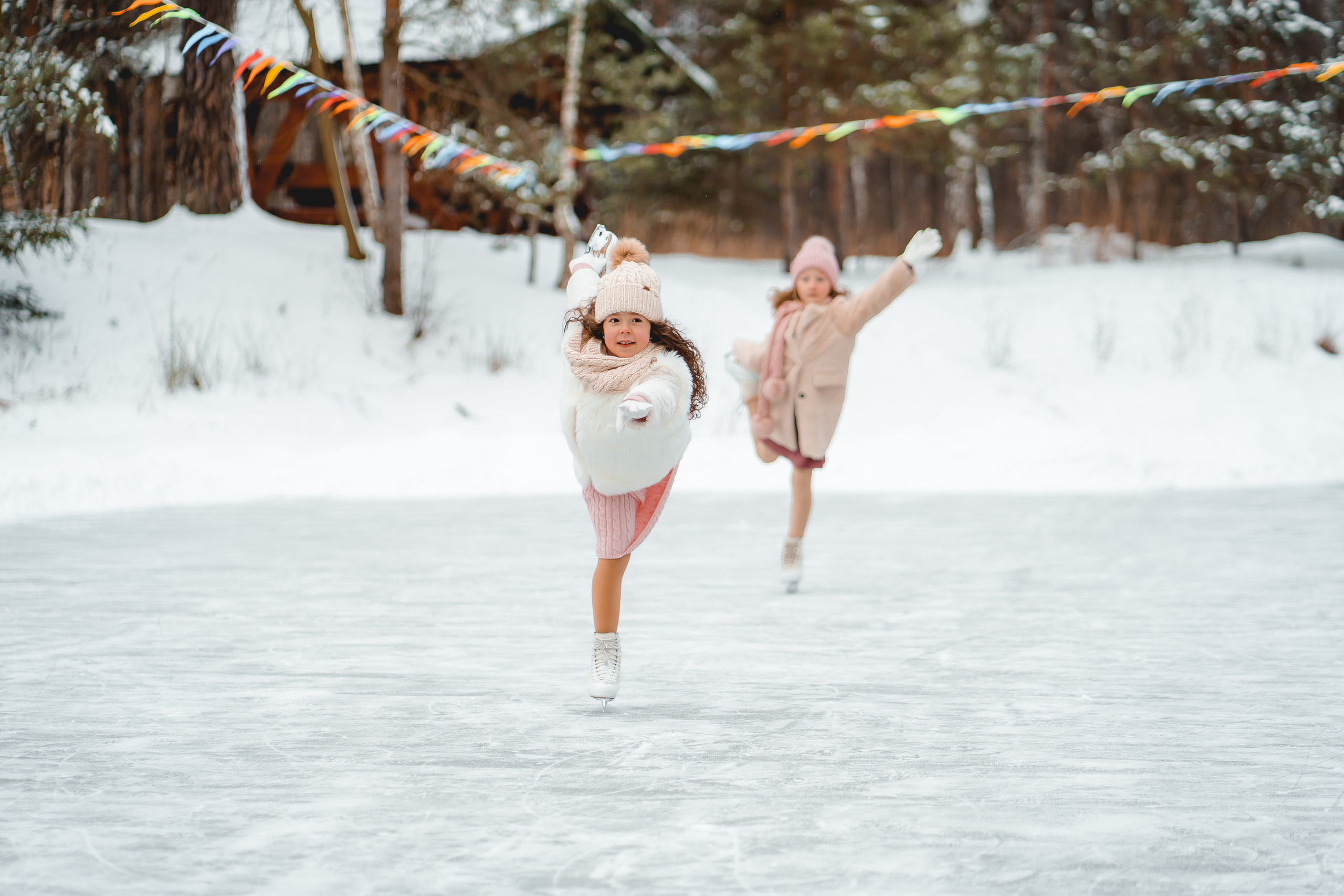Детская фотосессия на катке