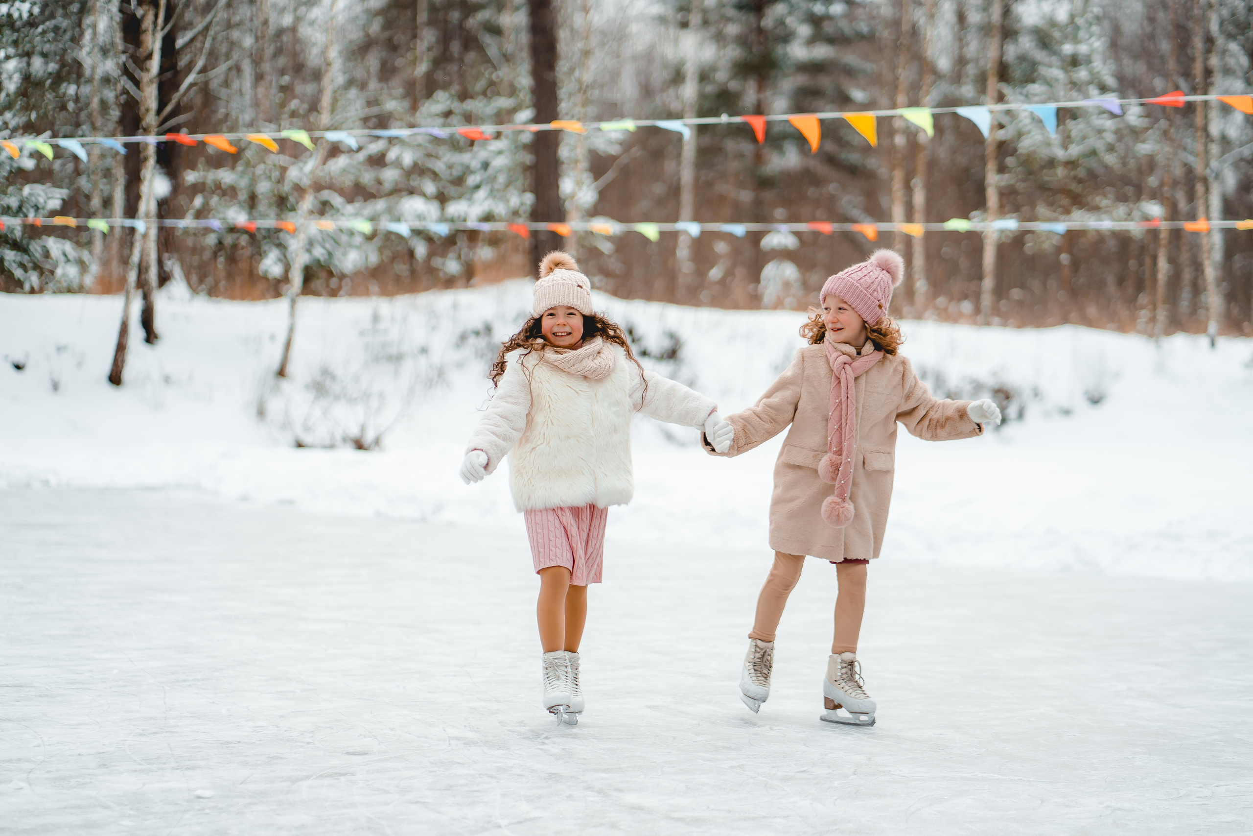 Детская фотосессия на катке