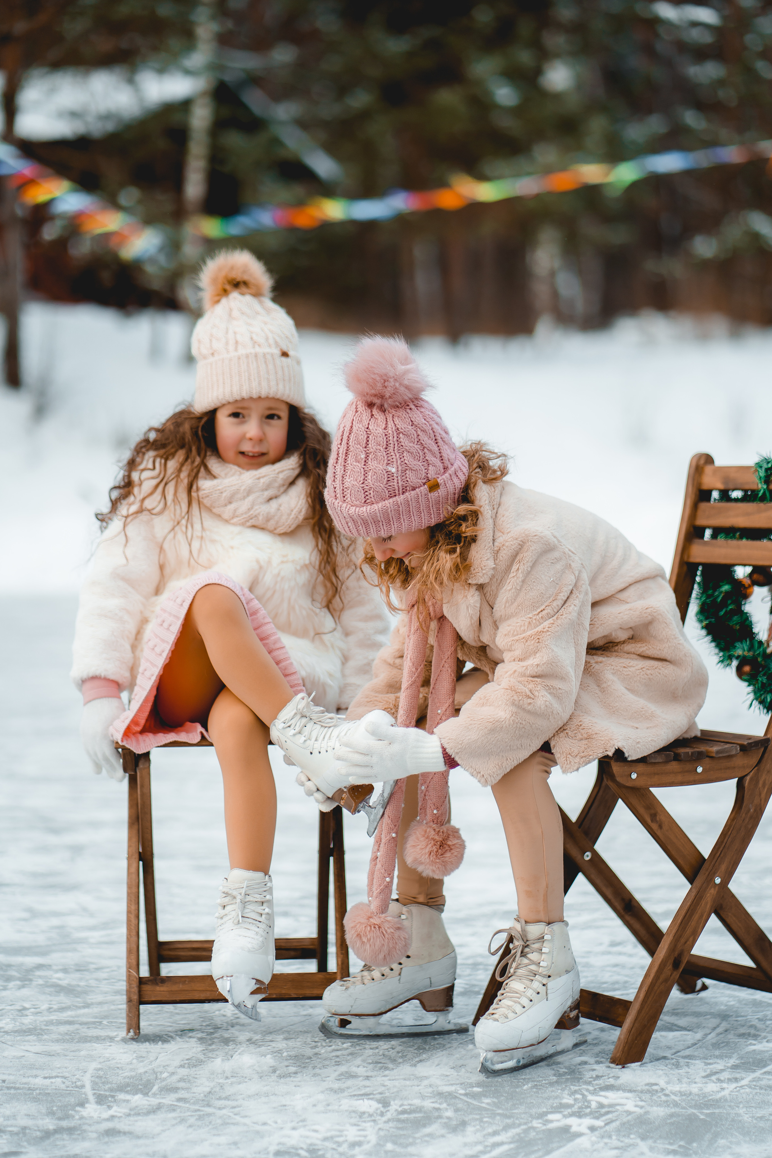 Детская фотосессия на катке