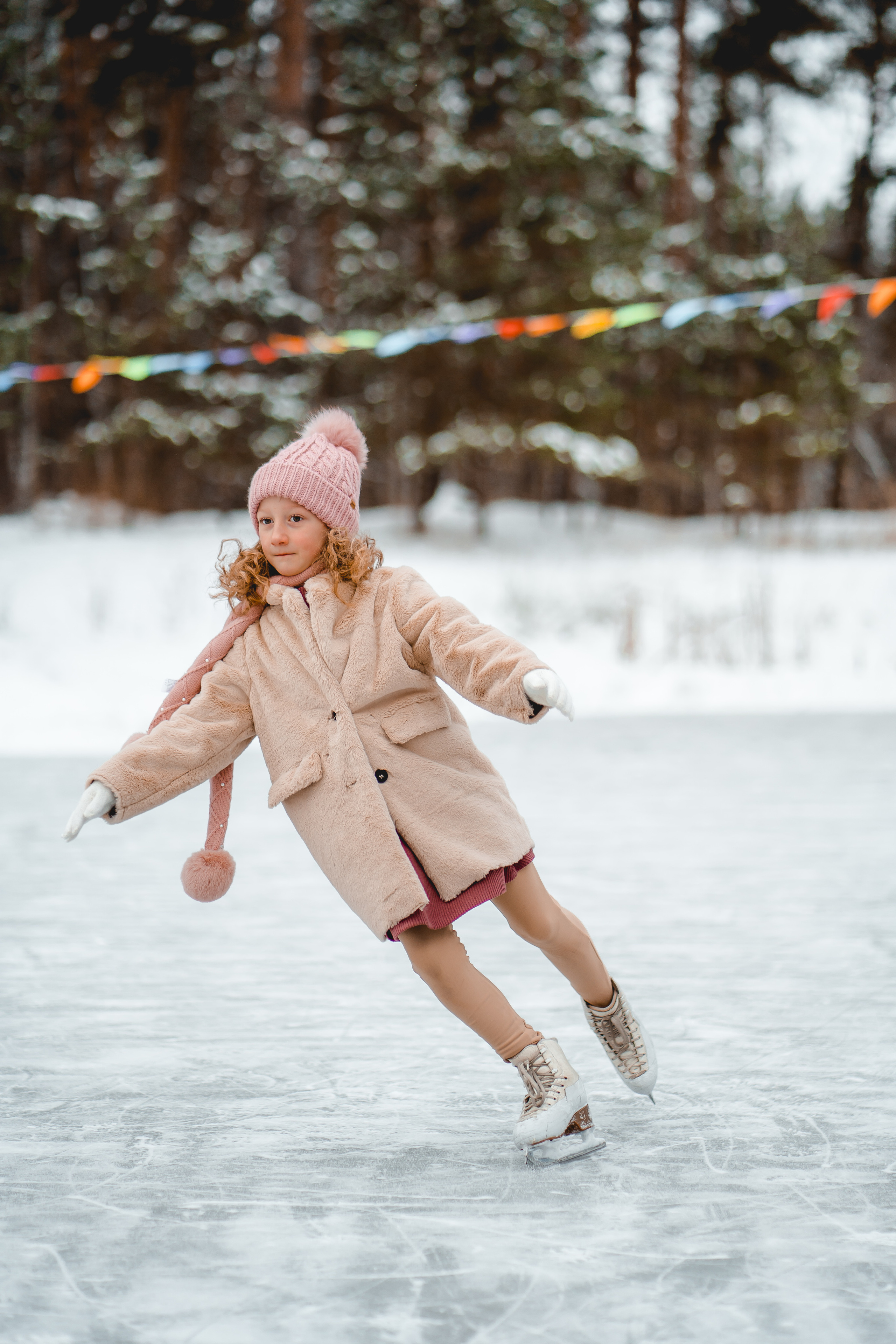 Детская фотосессия на катке