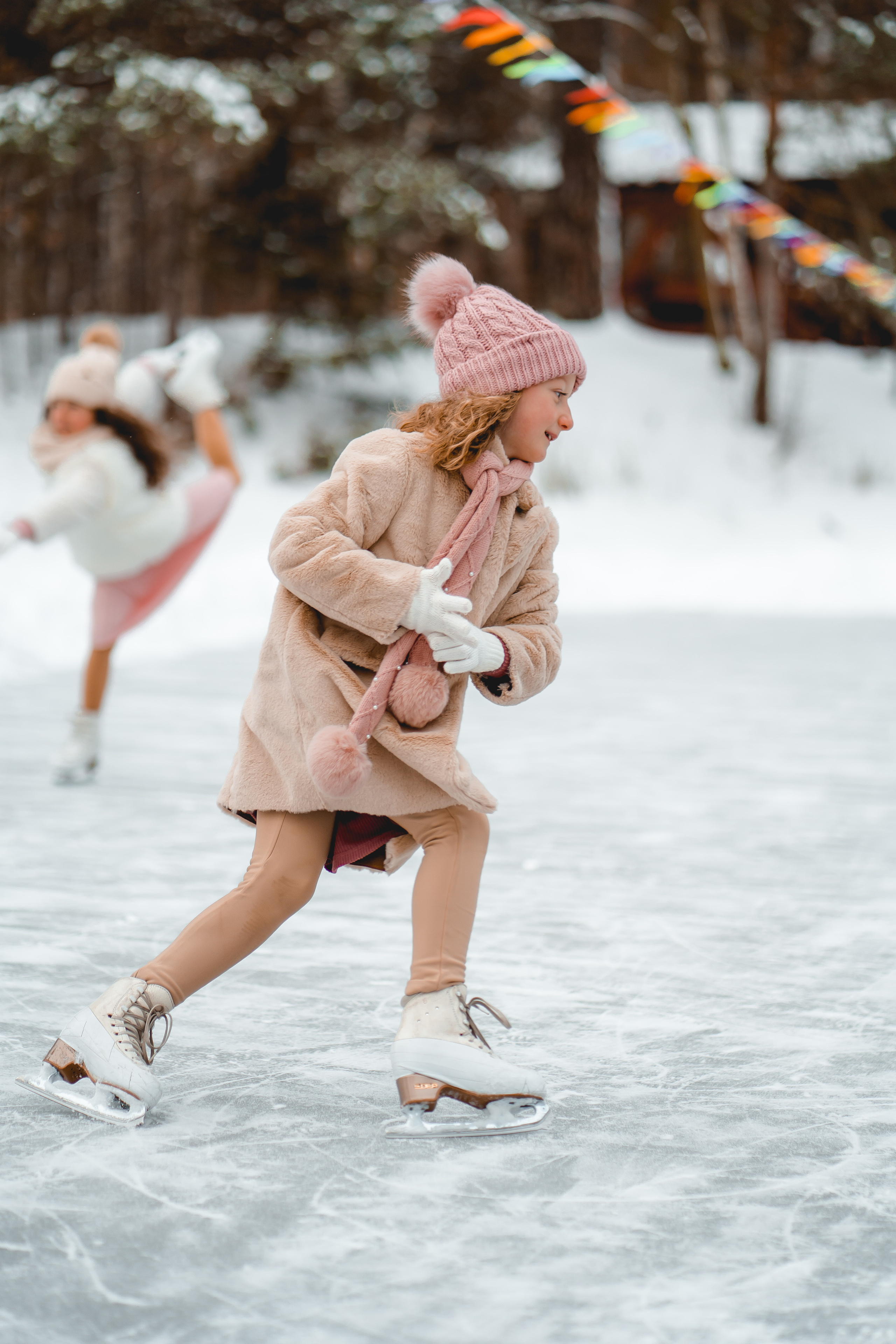 Детская фотосессия на катке