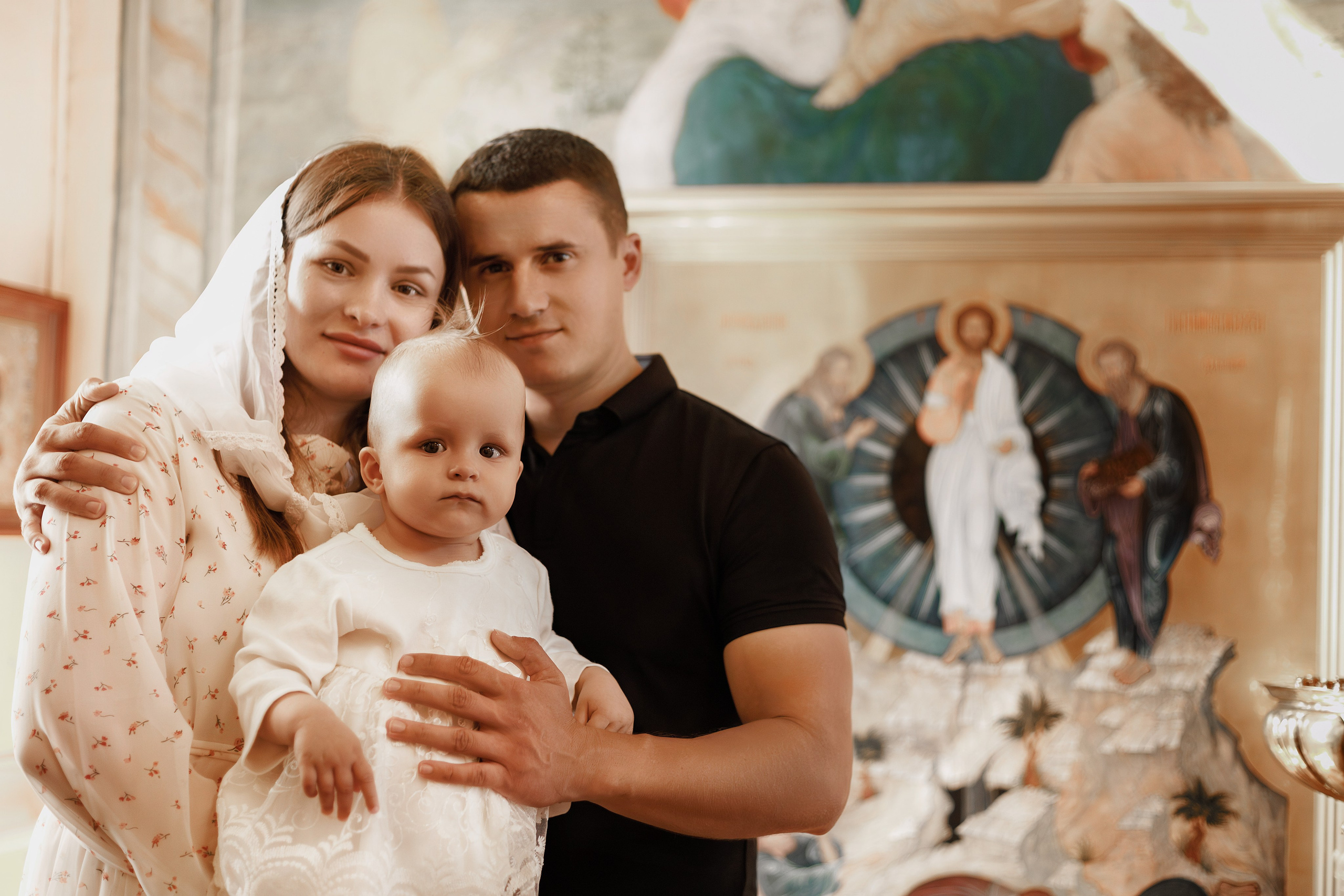 Вика Никонова фотограф на таинство крещения