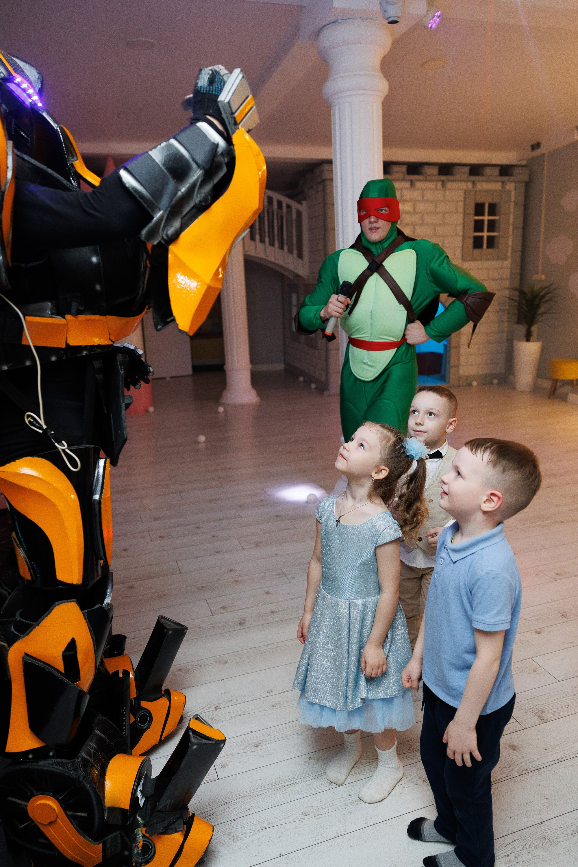 Детский день рождения в студии «Ромашка» в Оренбурге — Трансформеры