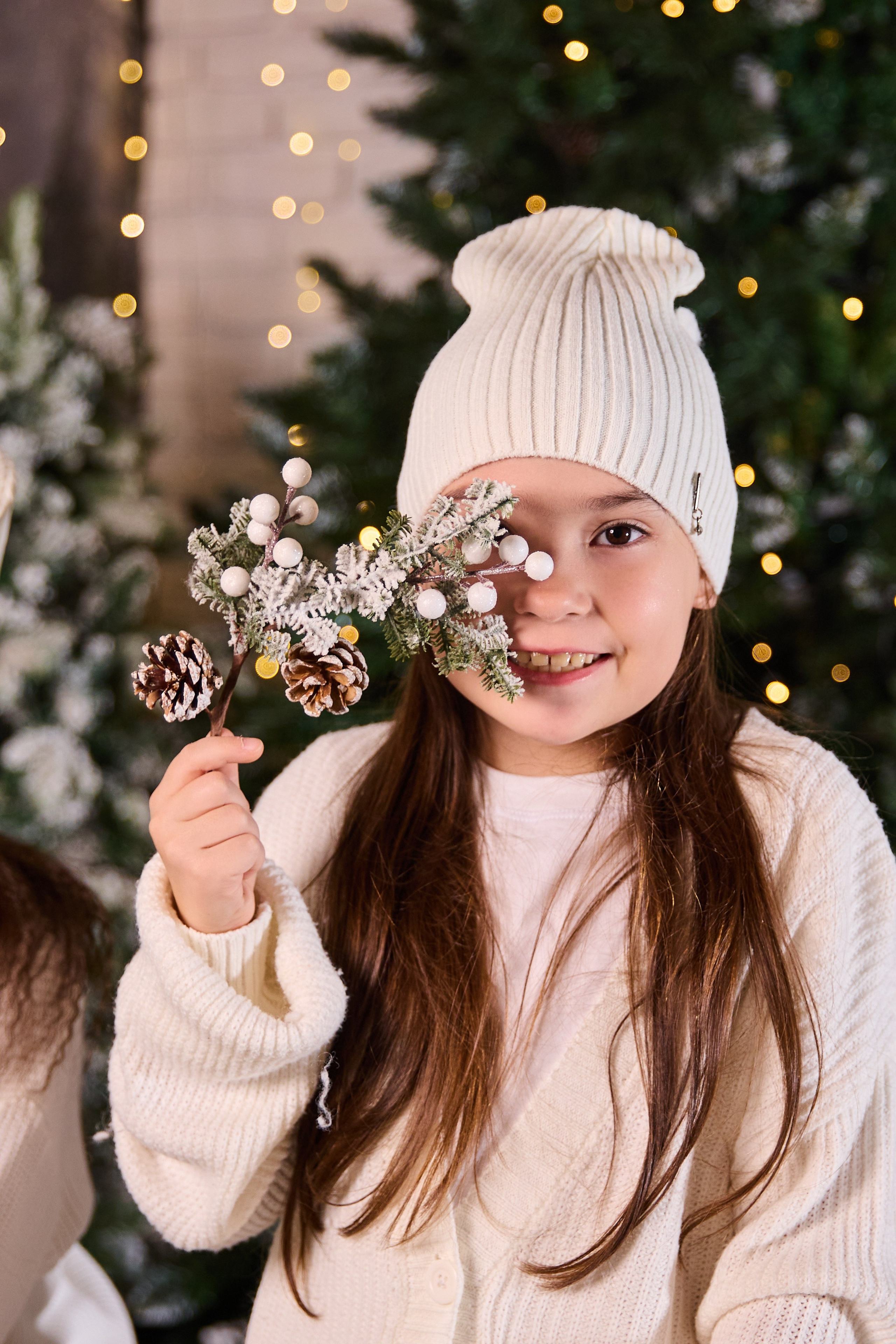 детский новогодний портрет фотограф
