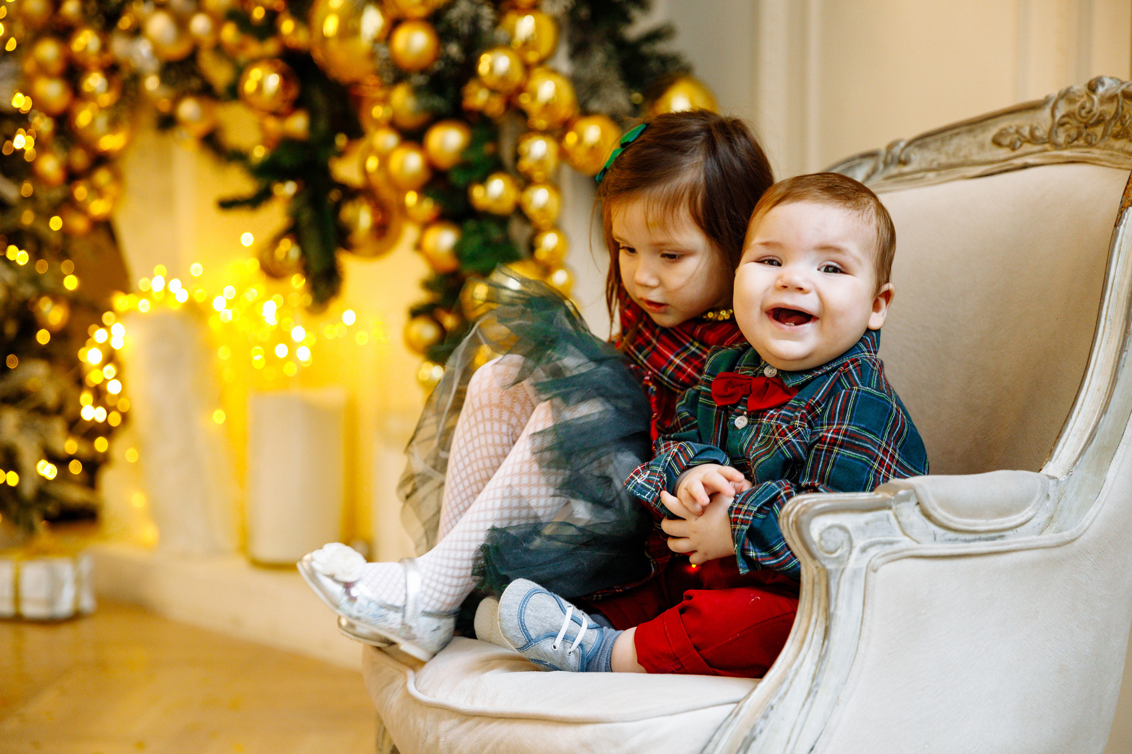 Новогодняя фотосессия. Фотосессия в студии