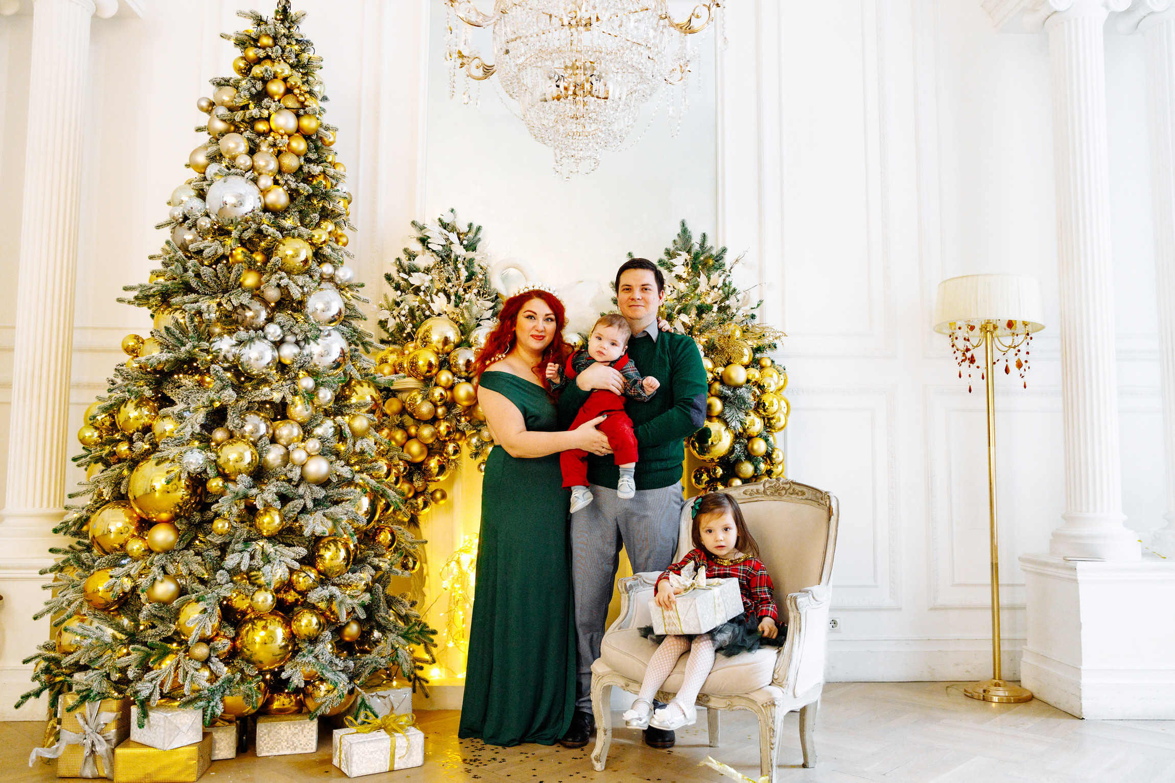 Новогодняя фотосессия. Фотосессия в студии