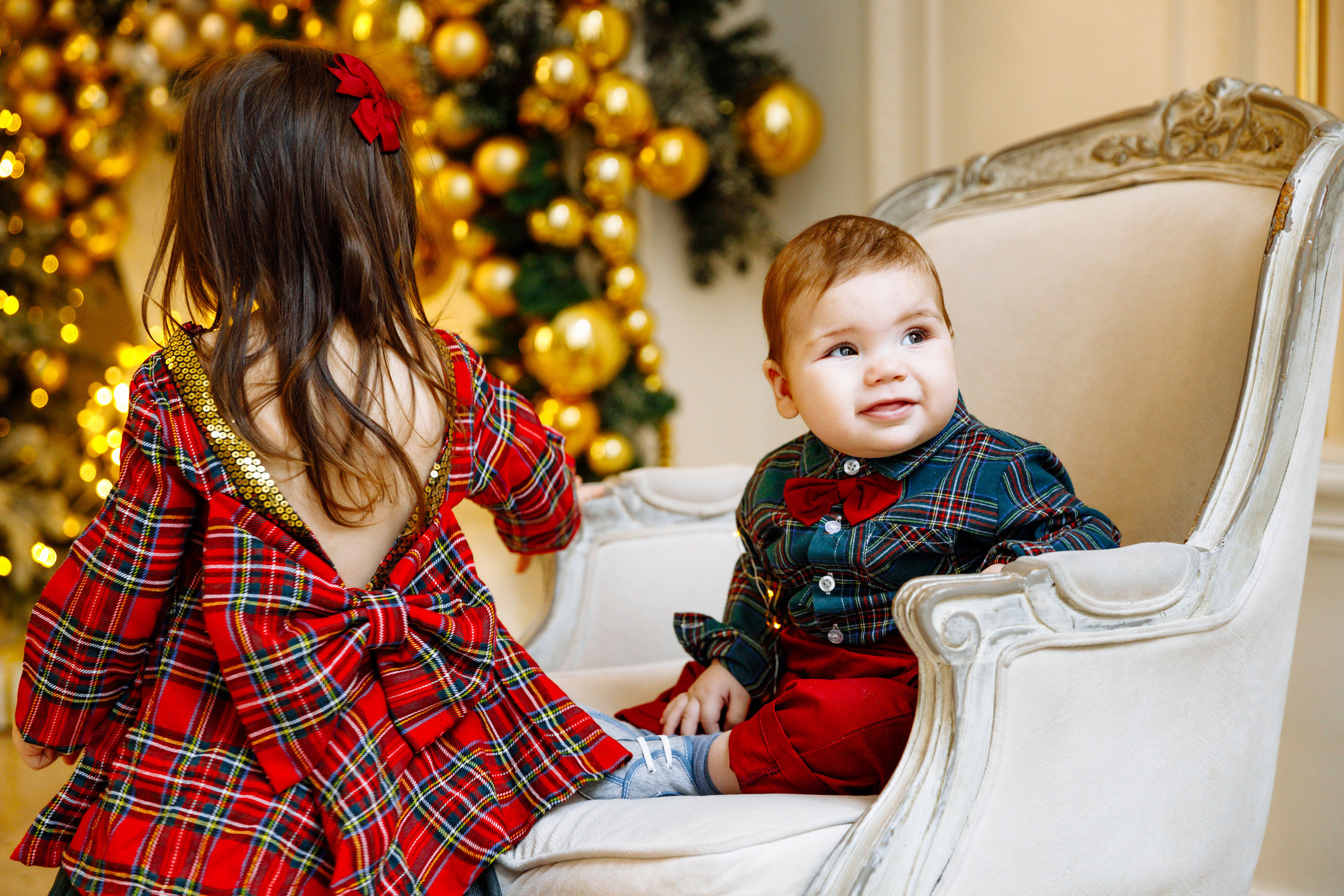 Новогодняя фотосессия. Фотосессия в студии