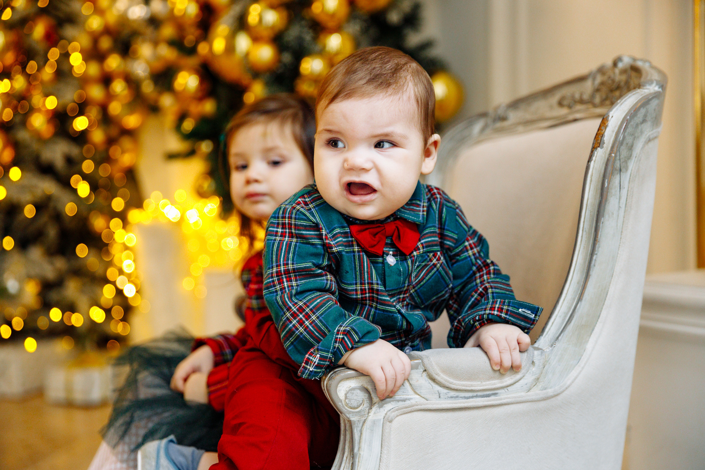 Новогодняя фотосессия. Фотосессия в студии