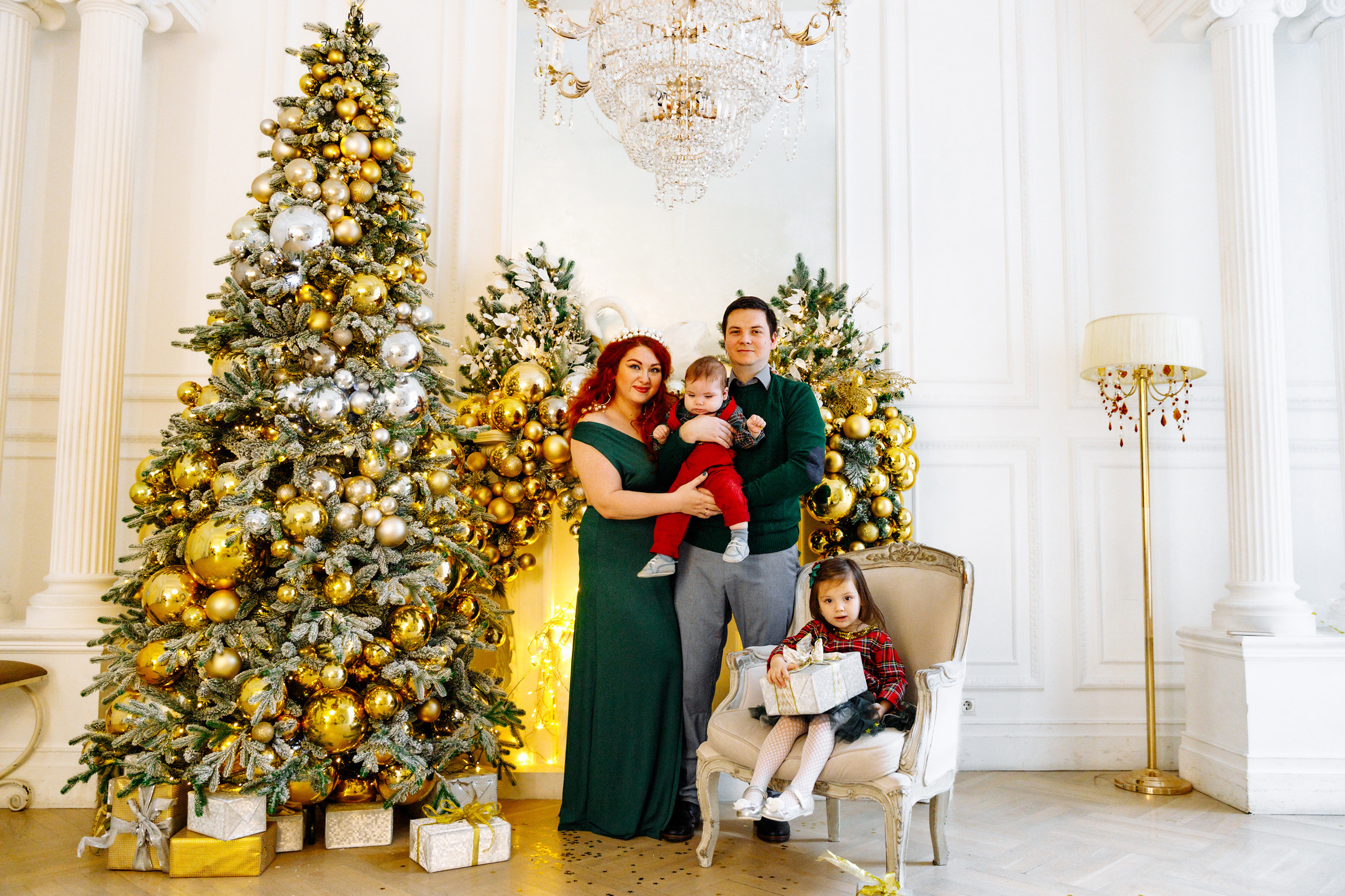 Новогодняя фотосессия. Фотосессия в студии